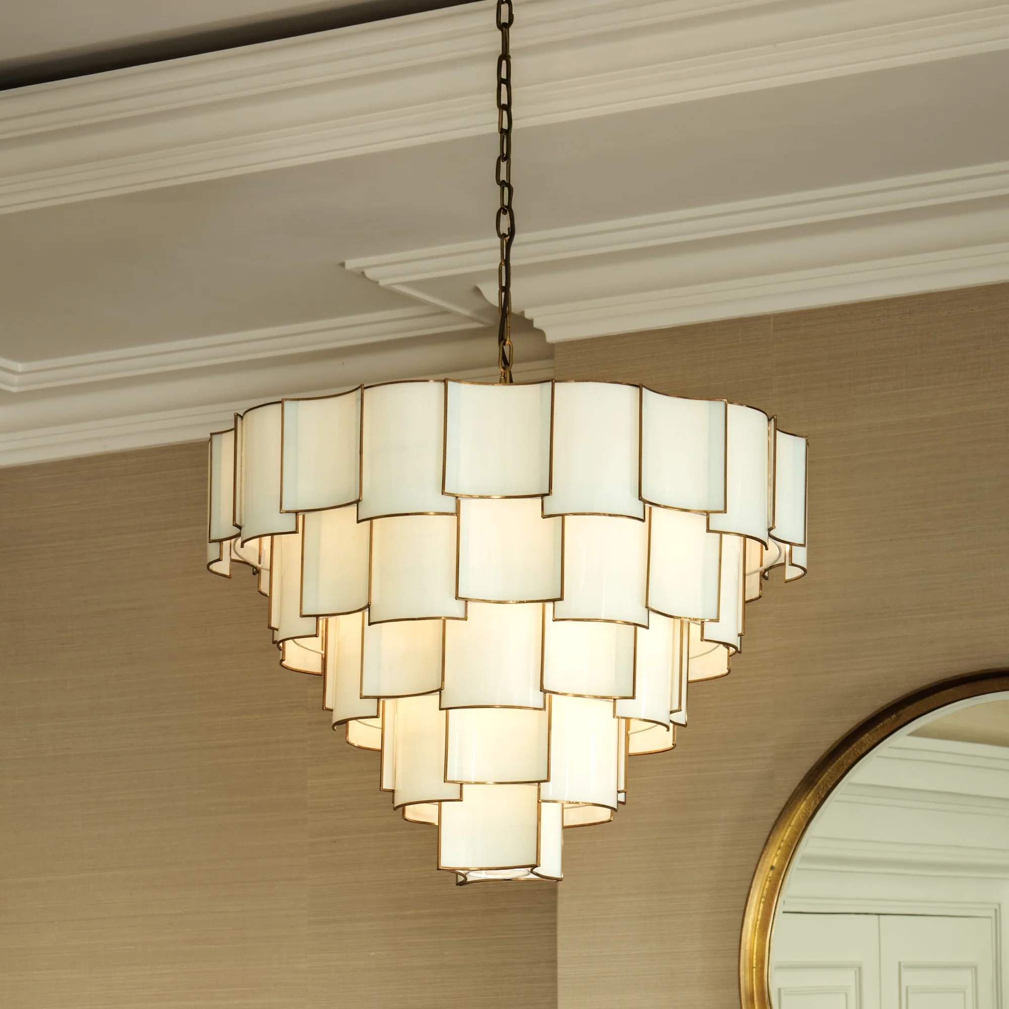 Magnus Chandelier in Opaline Glass - Image 2