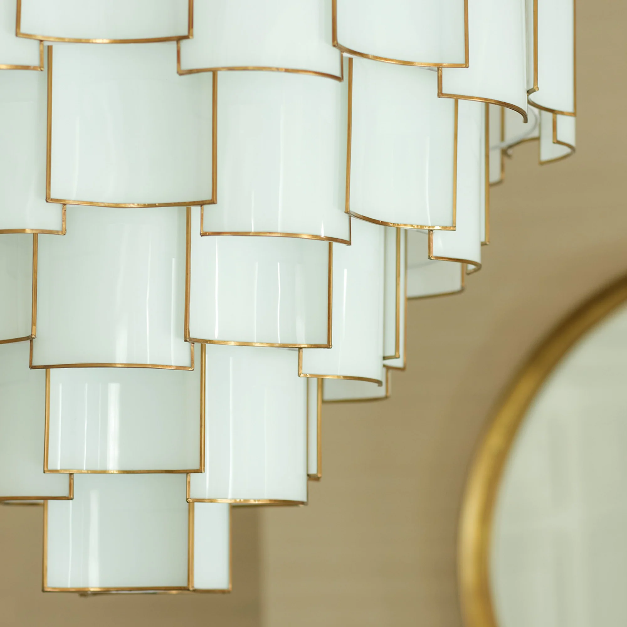 Magnus Chandelier in Opaline Glass - Image 4