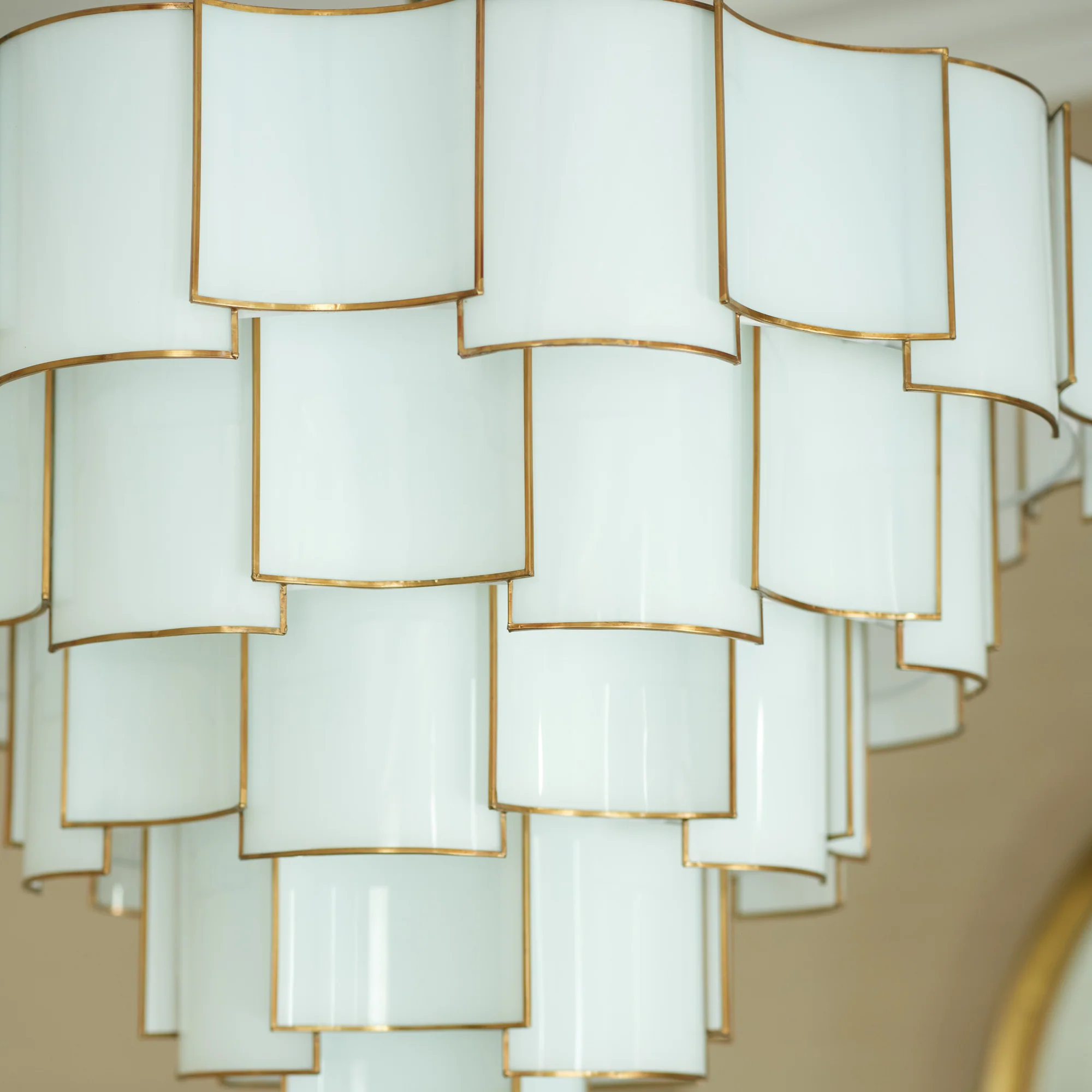 Magnus Chandelier in Opaline Glass - Image 7