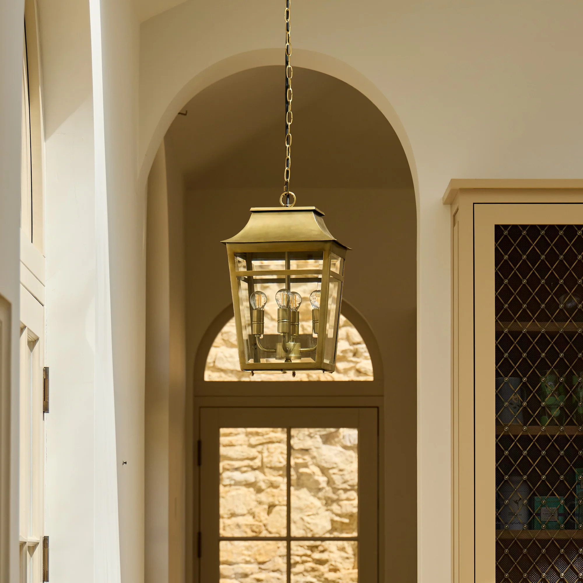 Majorelle ip44 pendant in Brass - Image 2