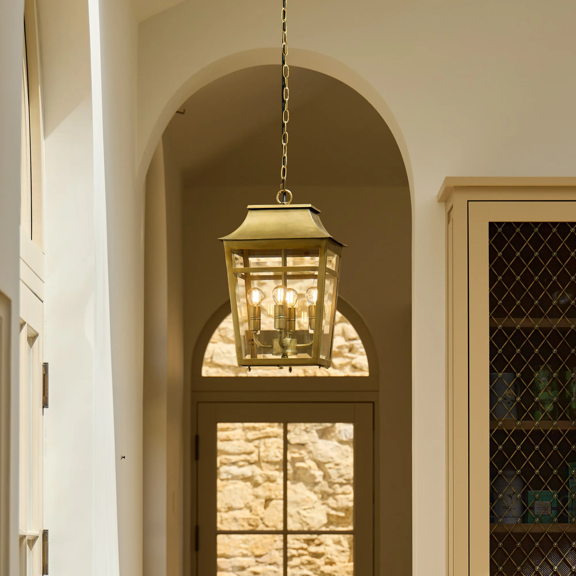 Majorelle ip44 pendant in Brass - Image 3