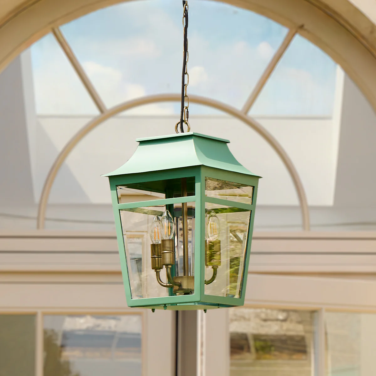 Majorelle ip44 pendant in Sage - Image 11