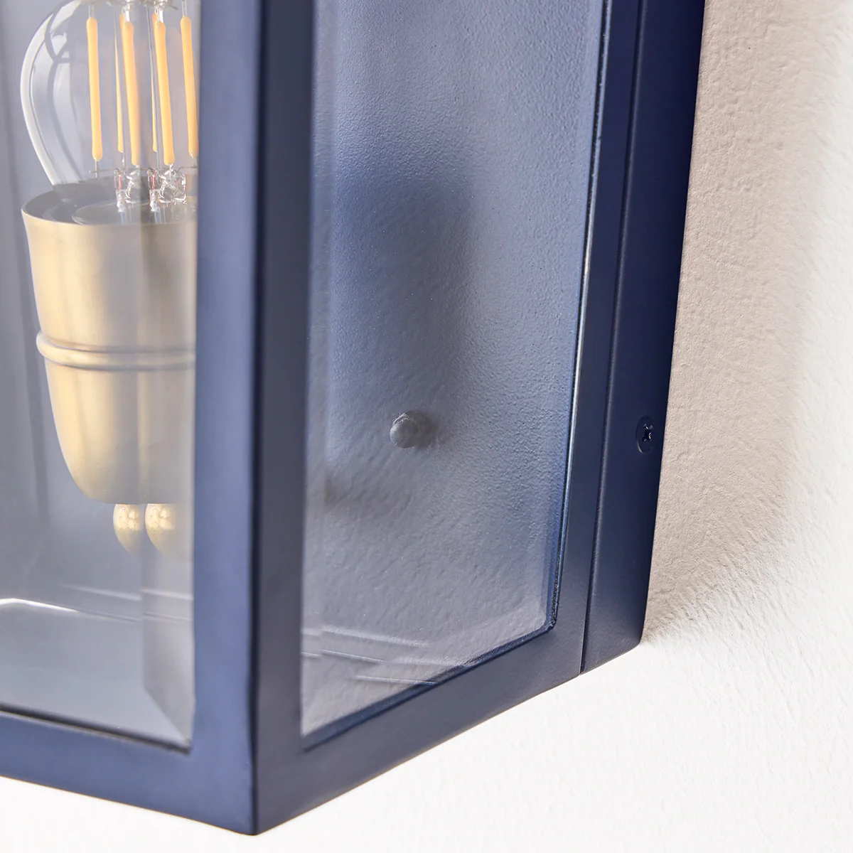 Majorelle ip44 wall lantern in Blue - Image 7
