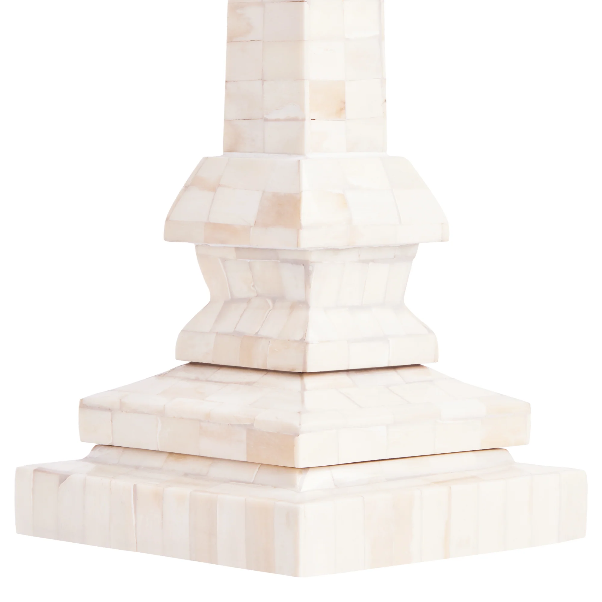 Makalu table lamp in bone - Image 3