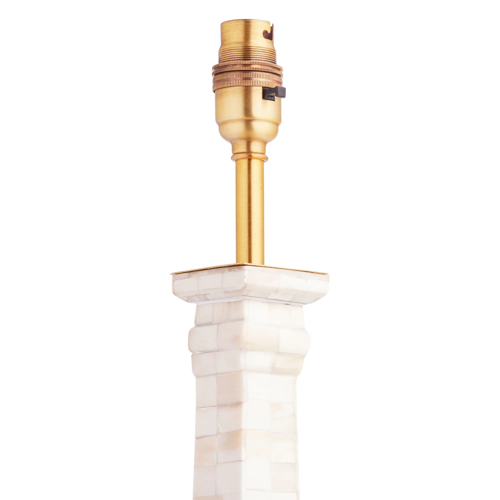 Makalu table lamp in bone - Image 4