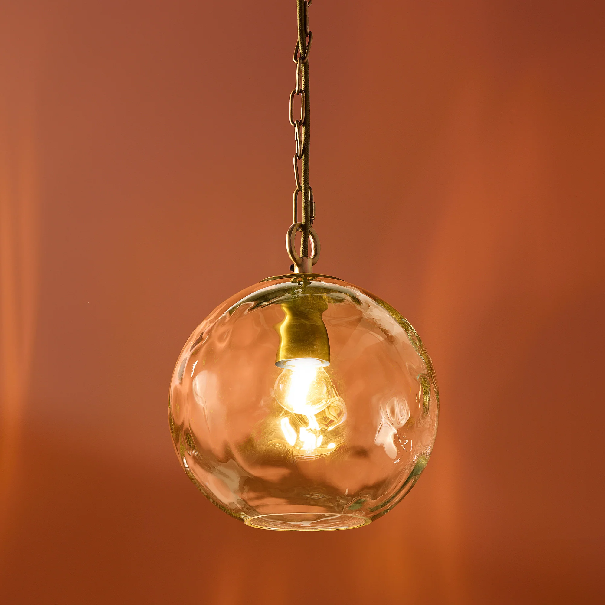 Mars pendant in clear glass - Image 2