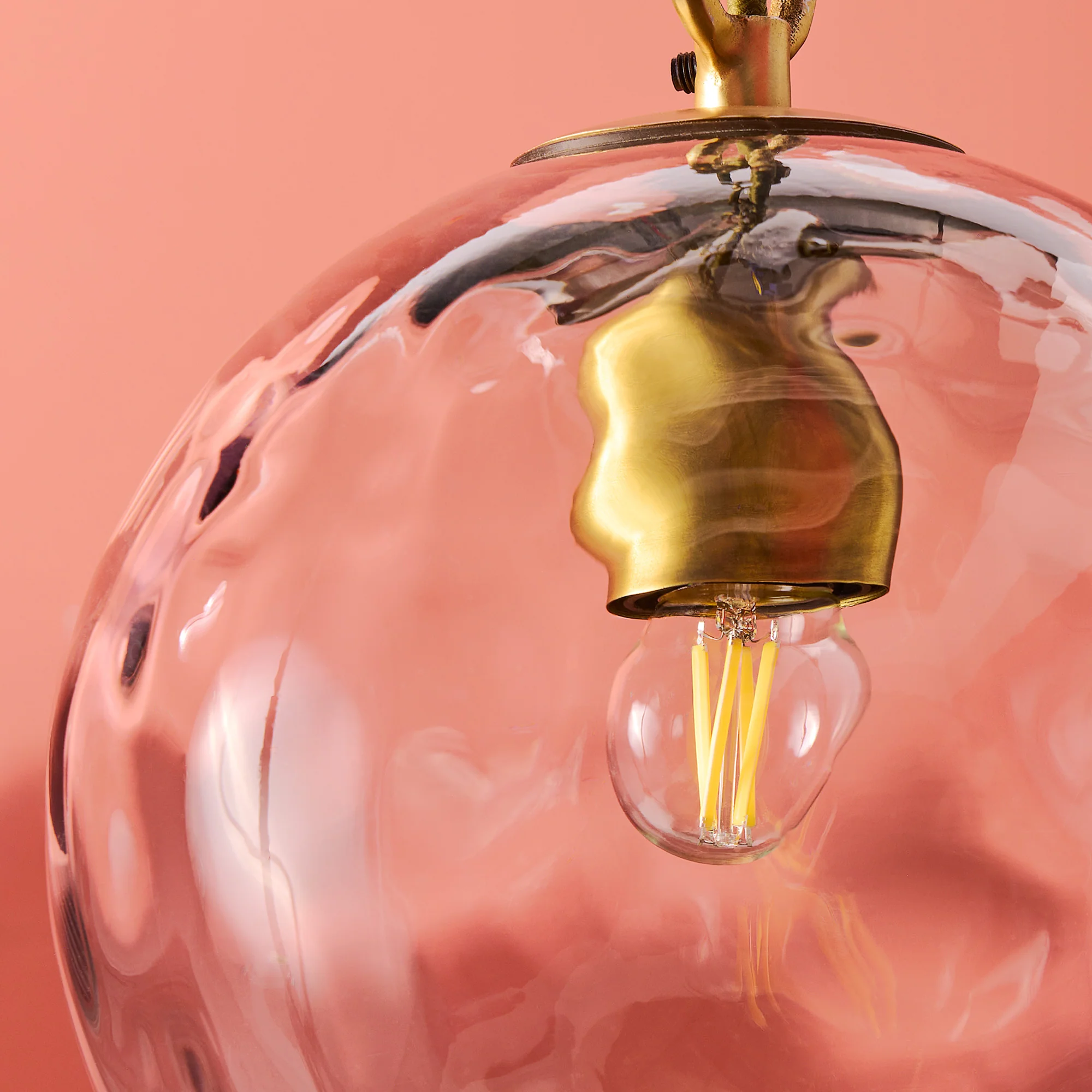 Mars pendant in clear glass - Image 6