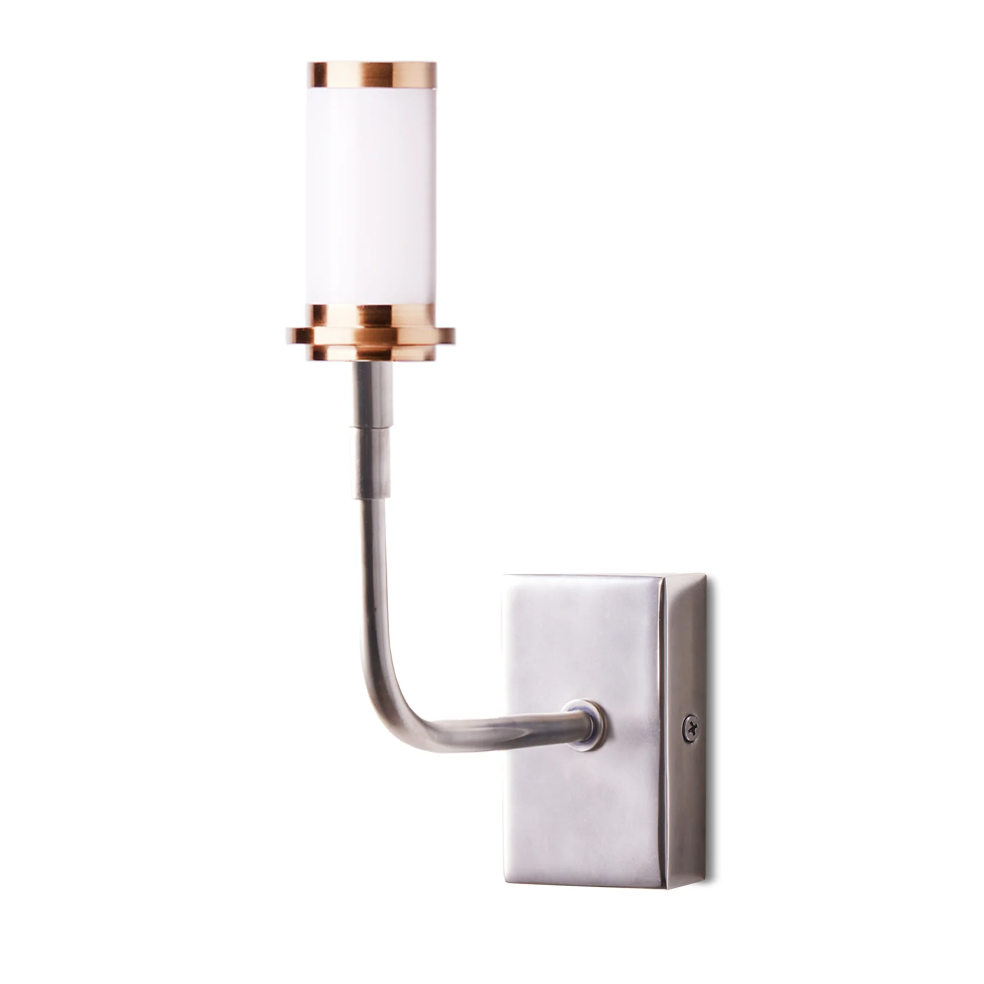 Matchbox rechargeable wall fitting in antique silver
