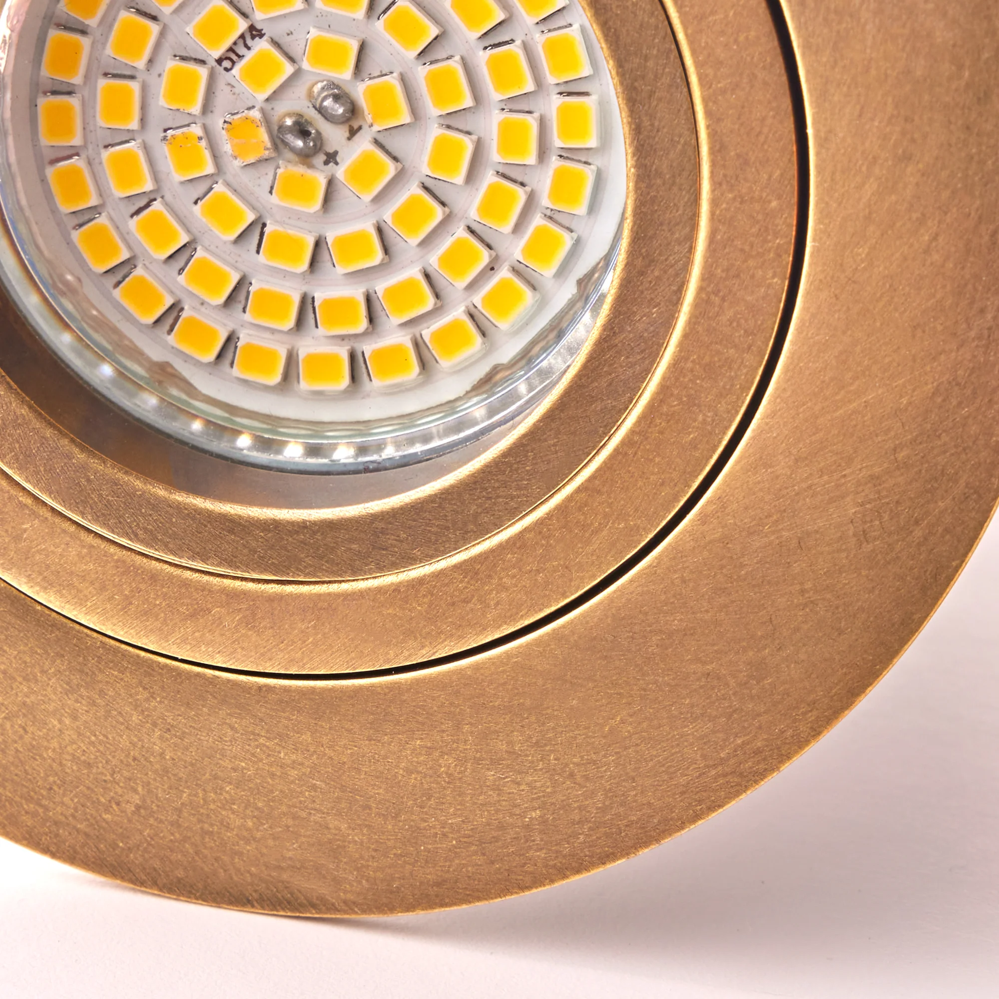 Maz recessed spotlight in brass - Image 3