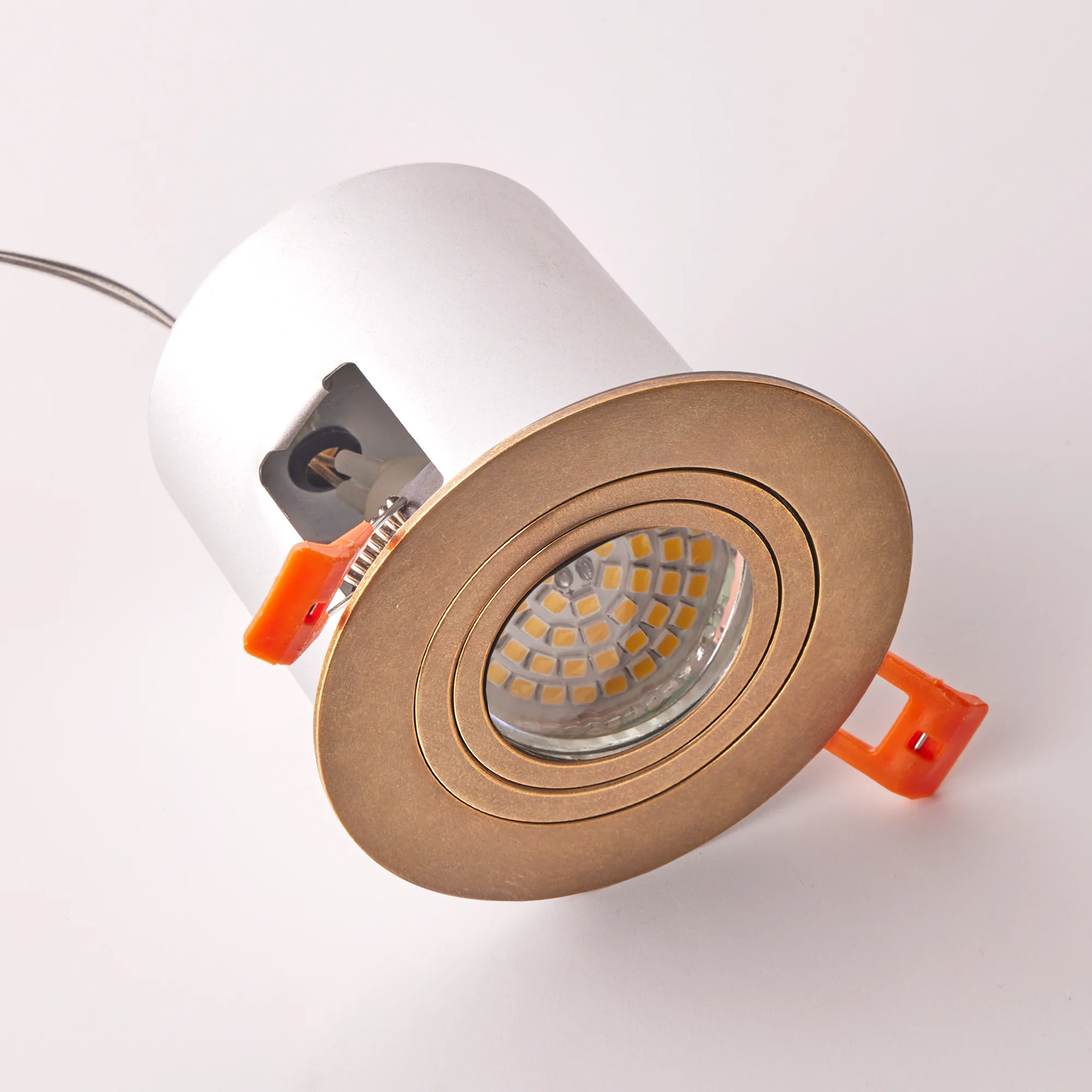 Maz recessed spotlight in brass - Image 4