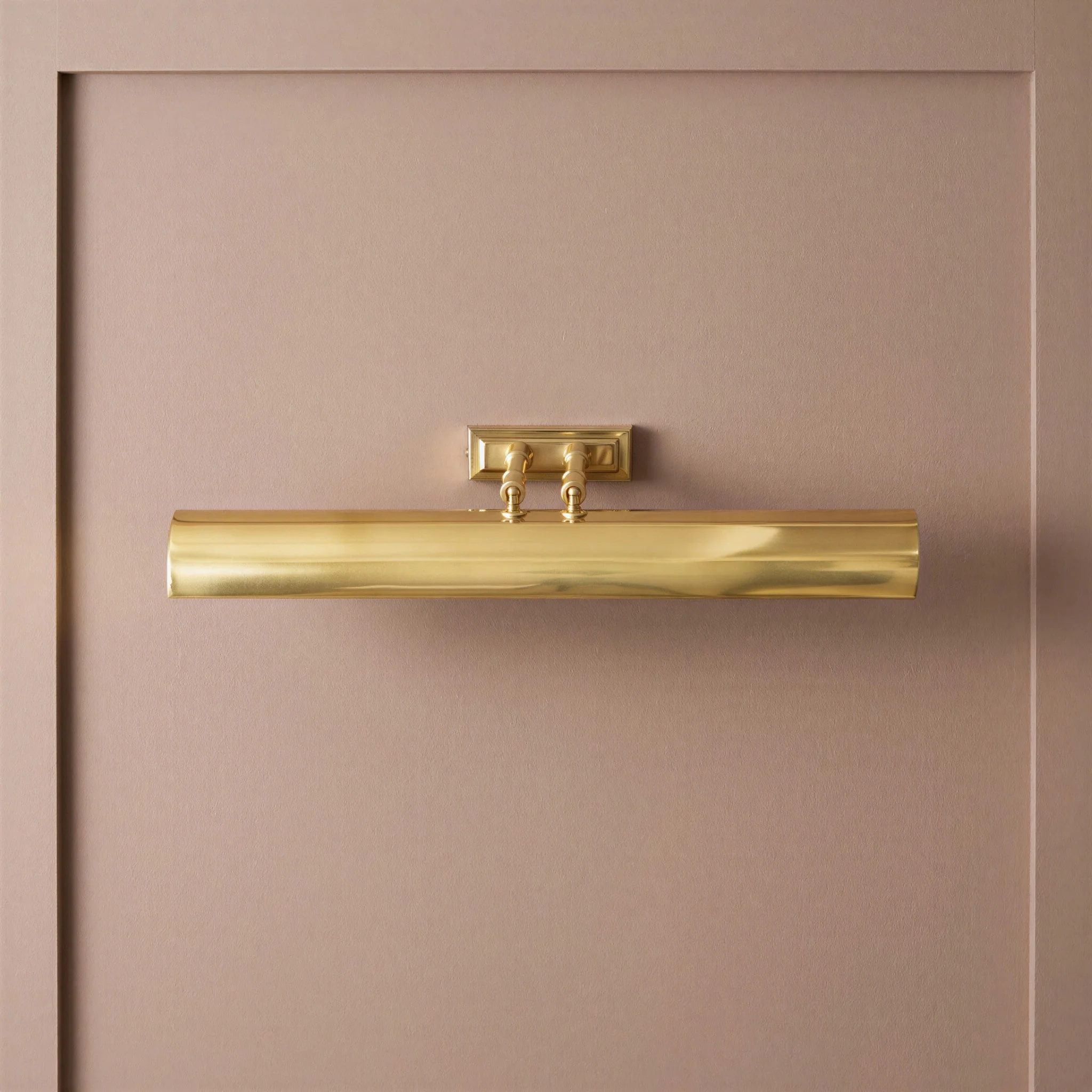 Medium Lautrec picture light in antique brass