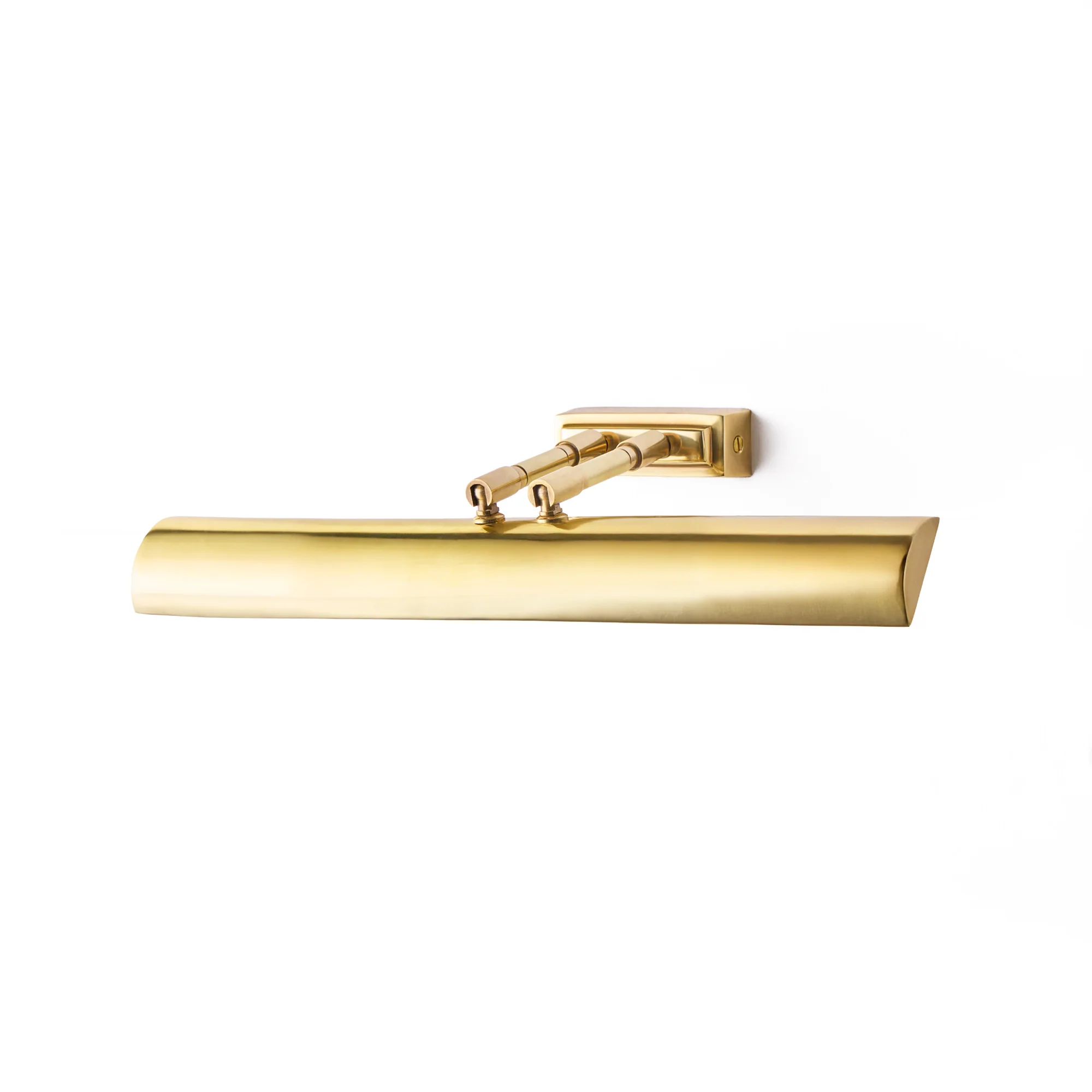 Medium Lautrec picture light in antique brass - Image 11