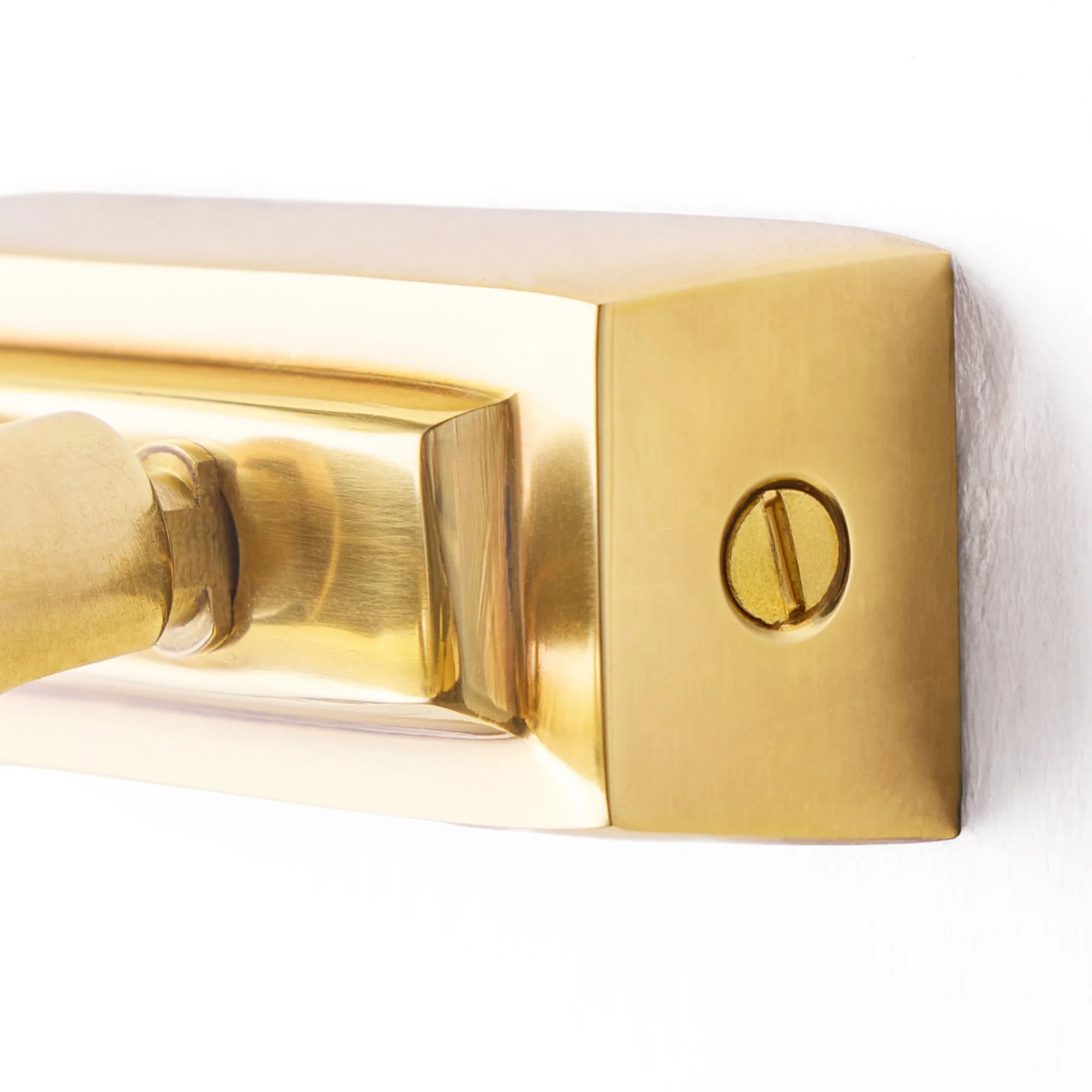 Medium Lautrec picture light in antique brass - Image 4