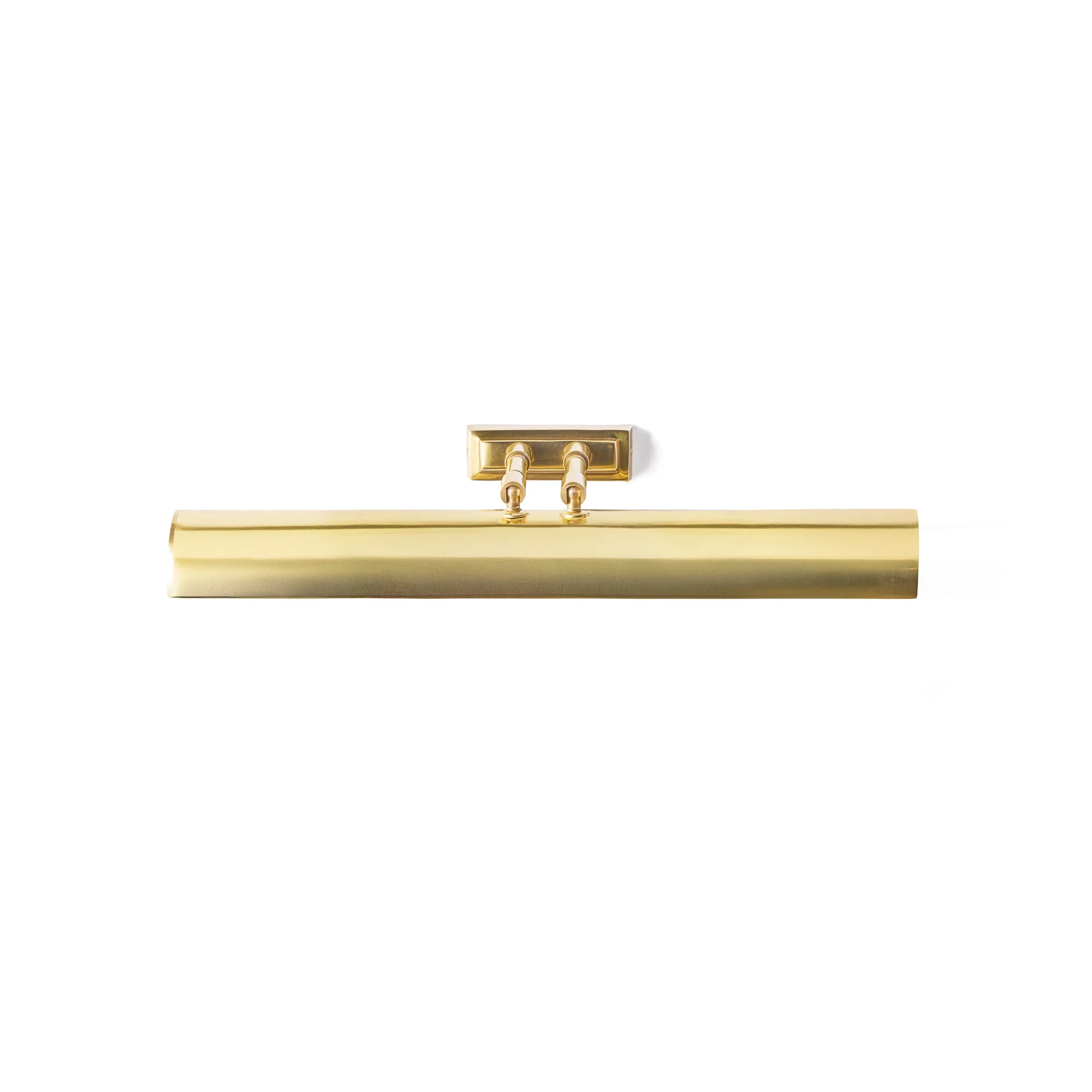 Medium Lautrec picture light in antique brass - Image 5