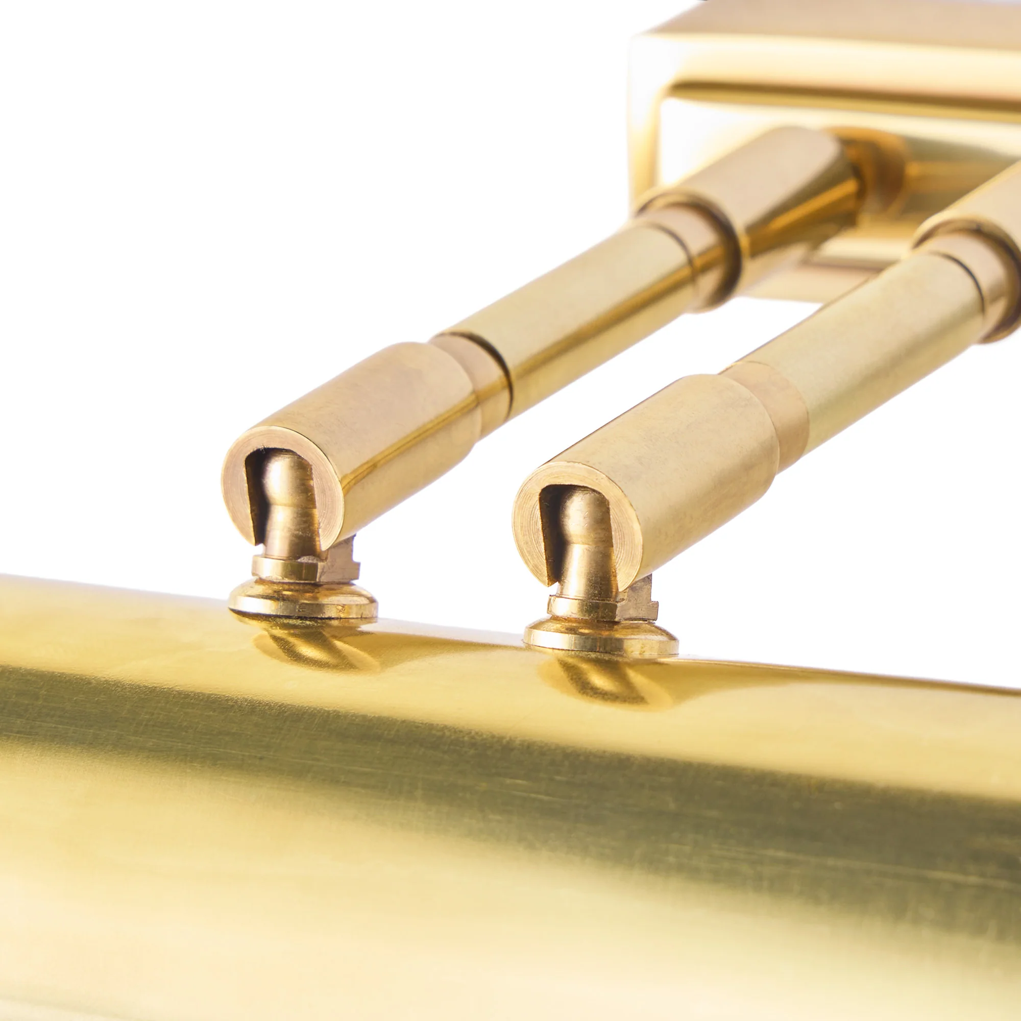 Medium Lautrec picture light in antique brass - Image 7
