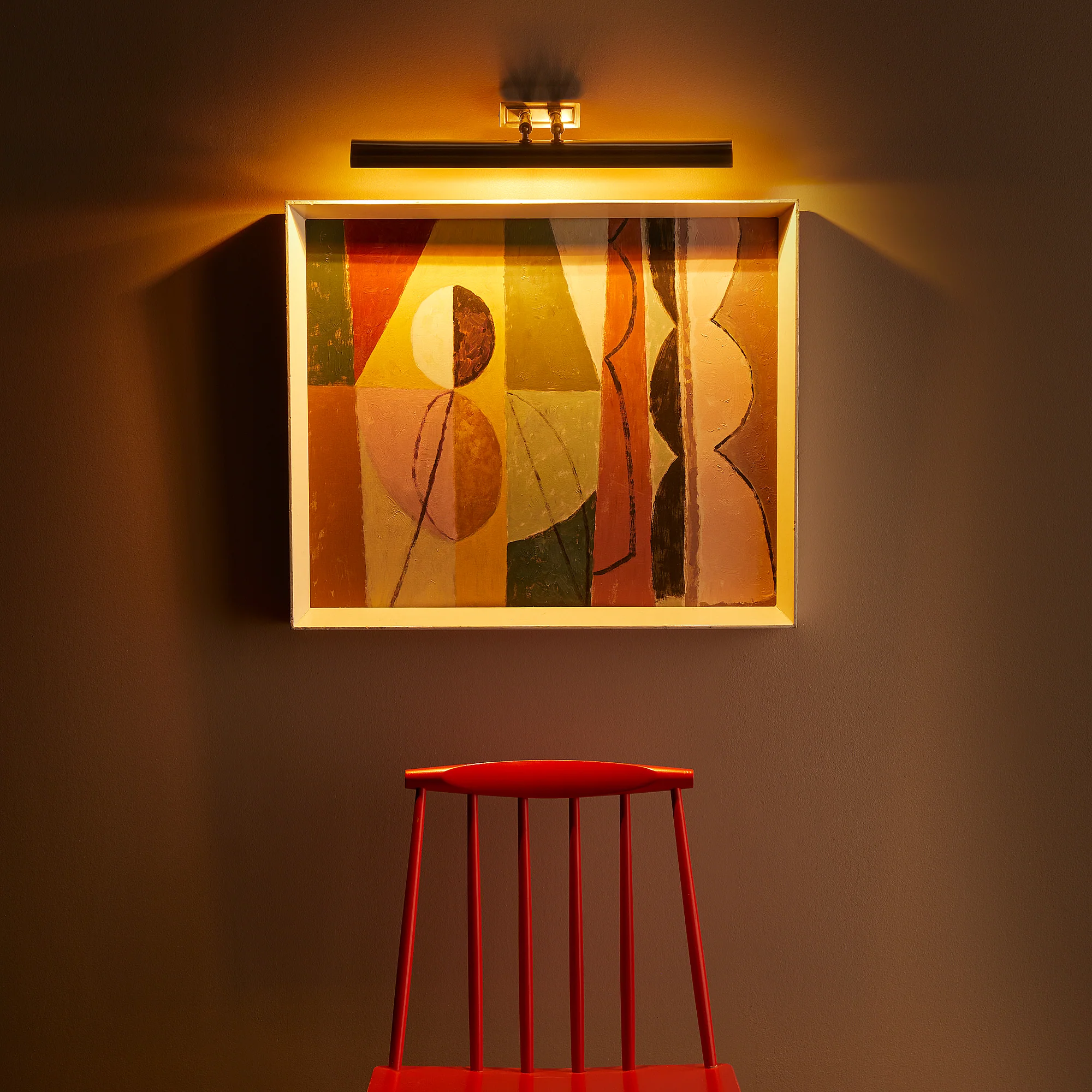 Medium Lautrec picture light in bronze - Image 12