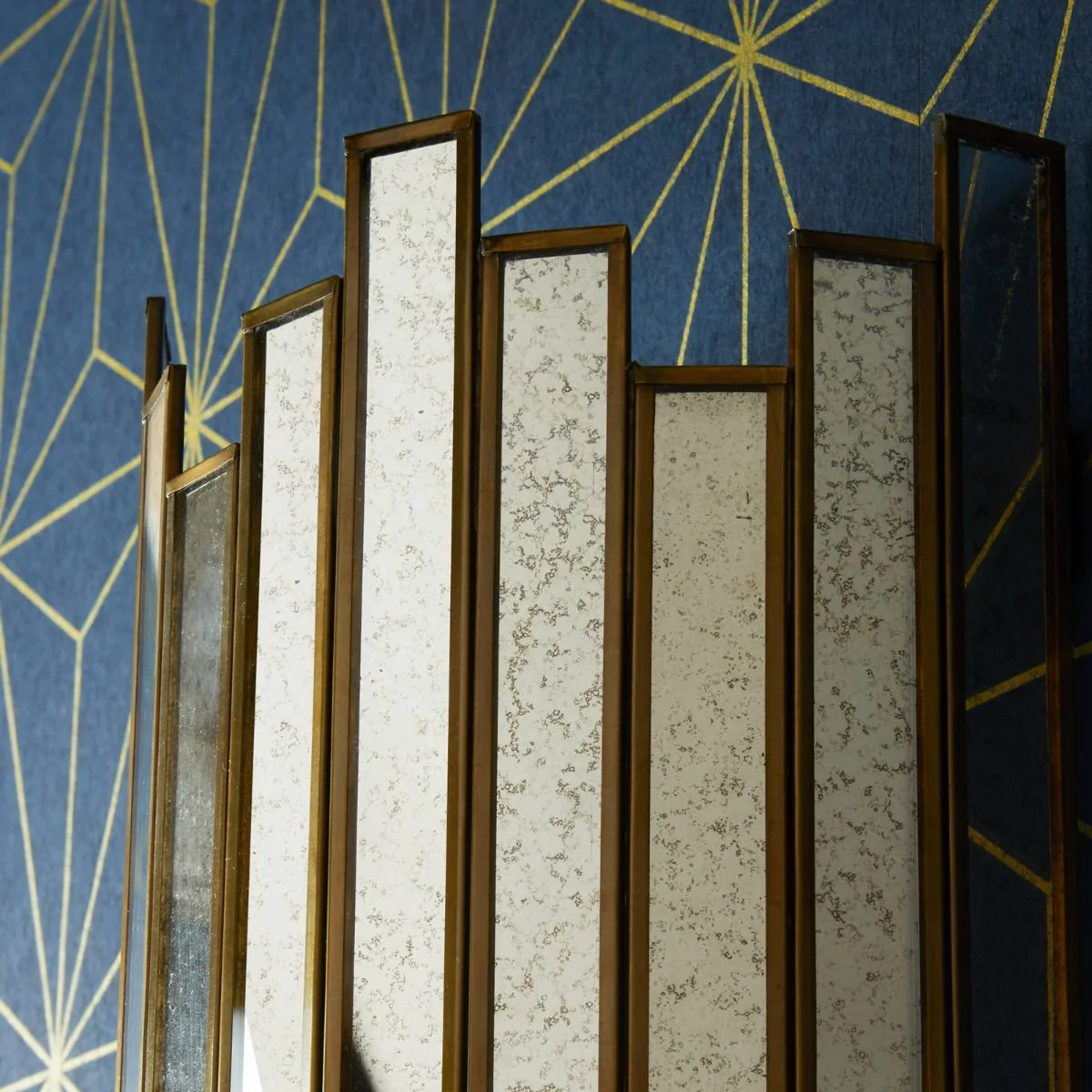 Melville wall sconce in mercurised glass - Image 3