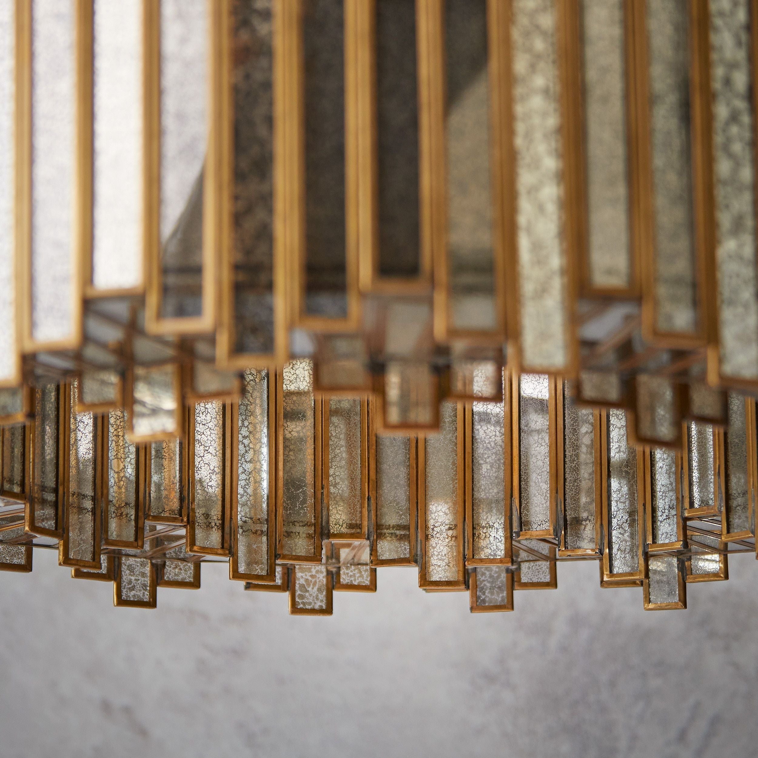 Melvillous Chandelier in mercurised glass - Image 4