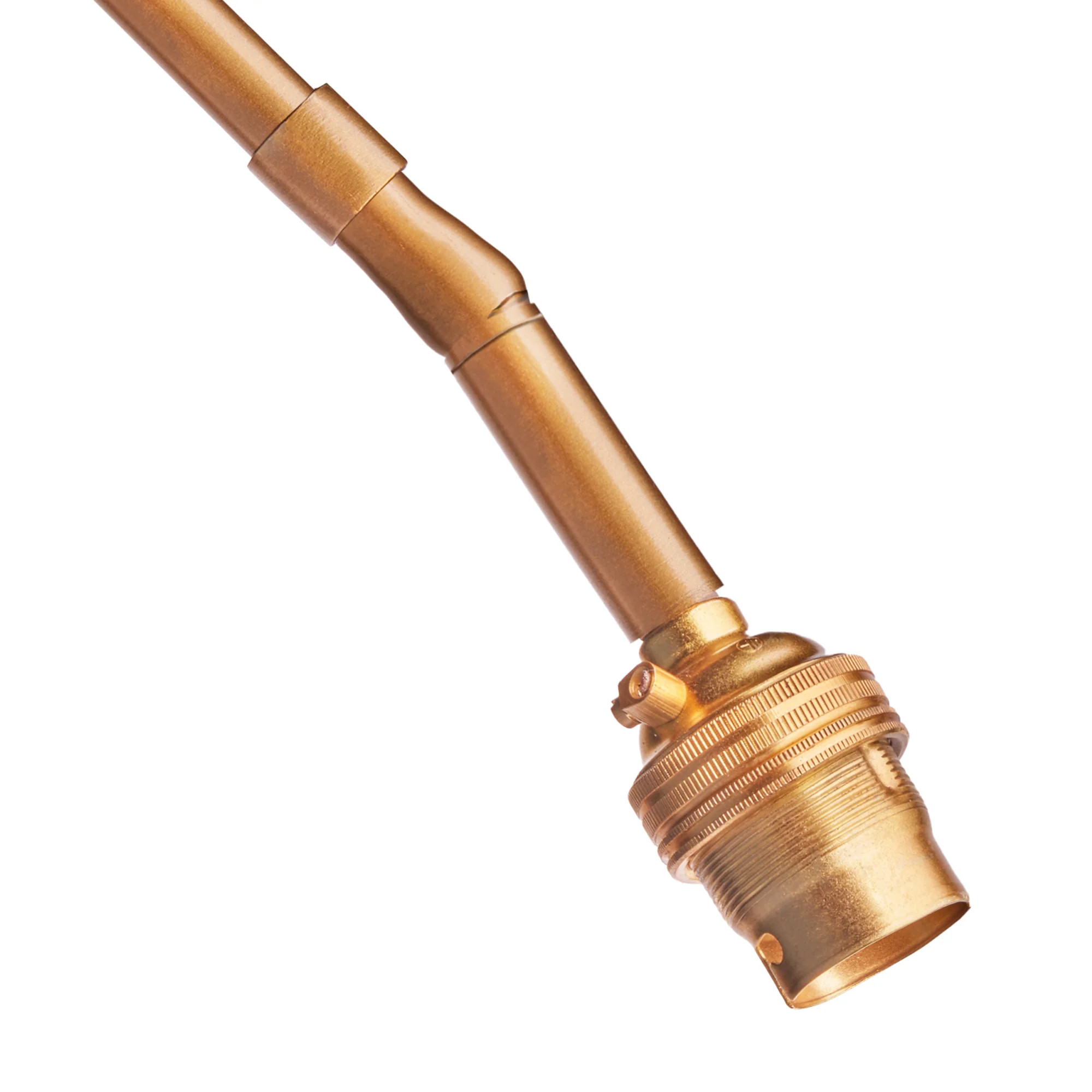 Meridian standing lamp in brass with marble base - Image 2