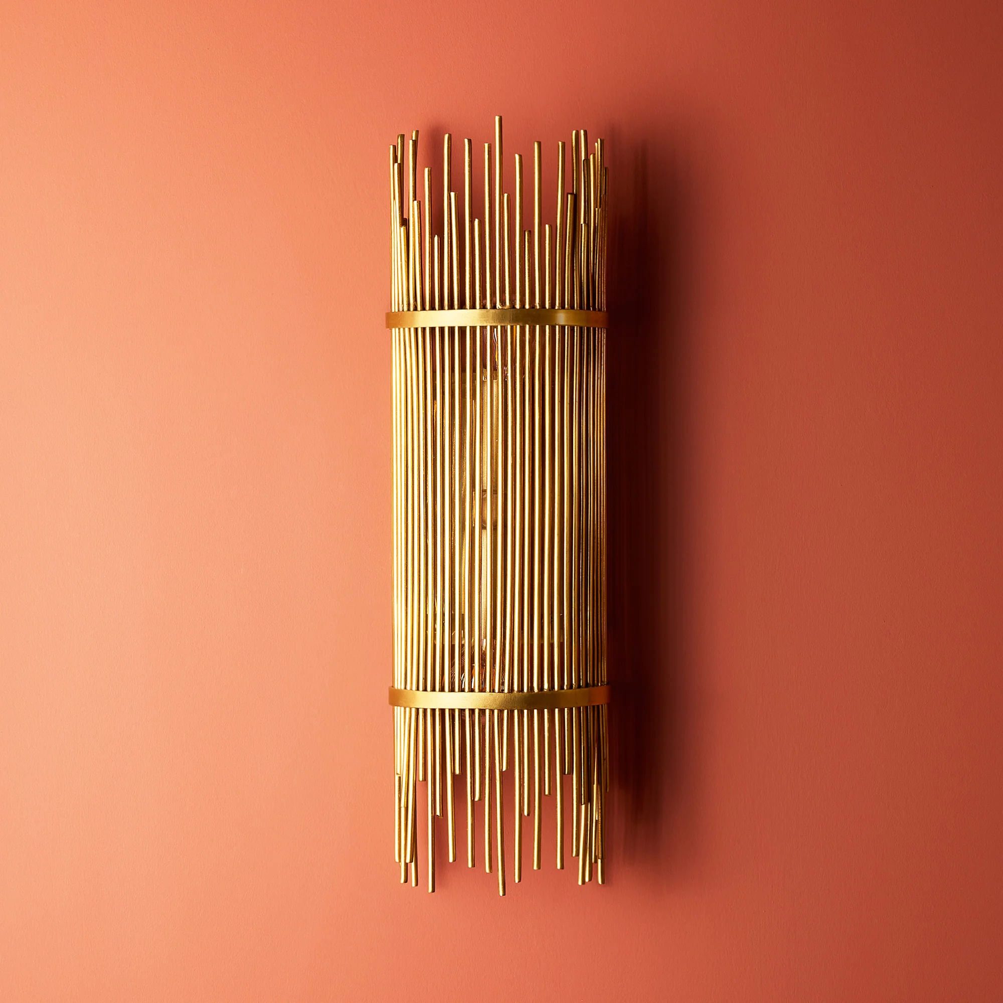 Mika wall light in antique brass - Image 5