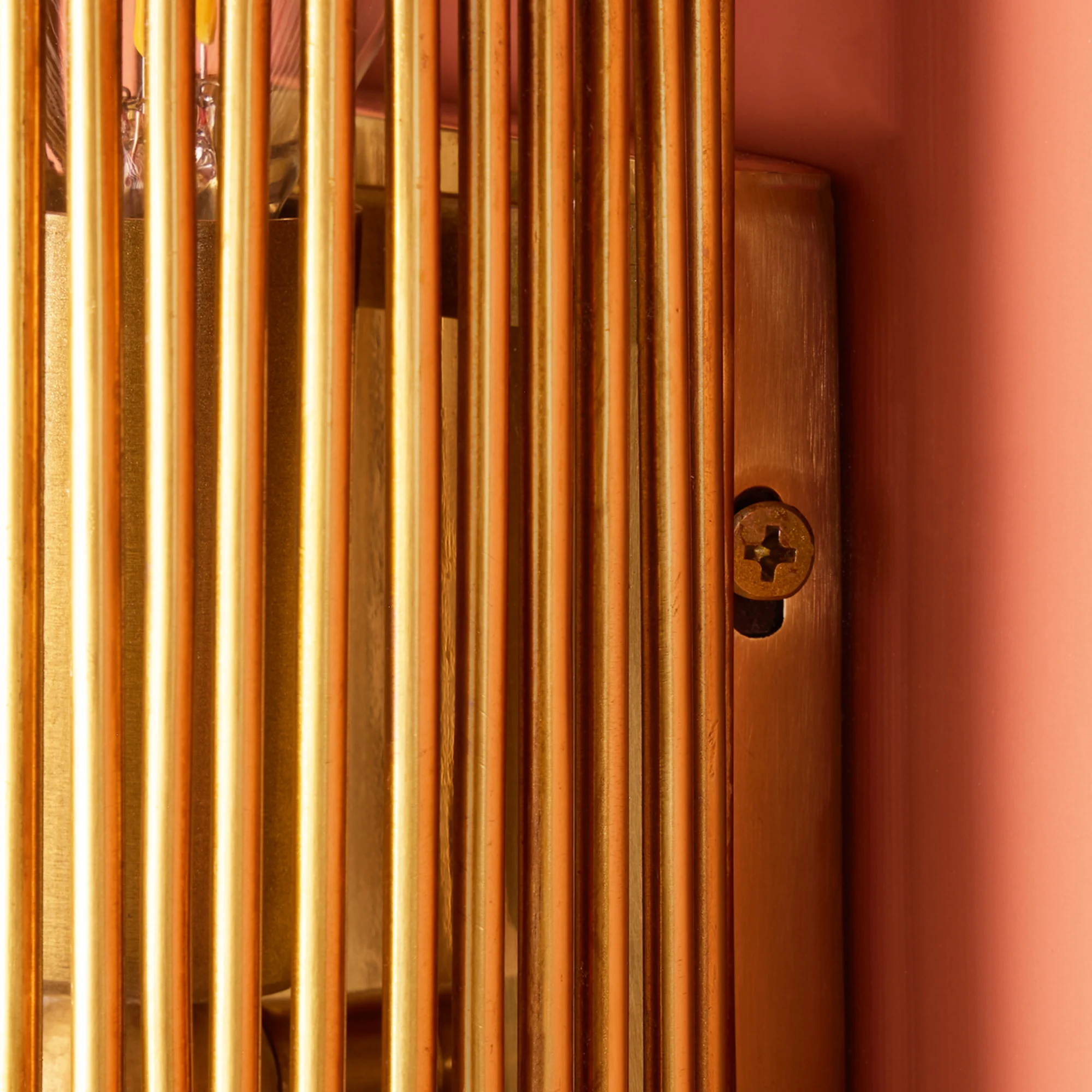 Mika wall light in antique brass - Image 7
