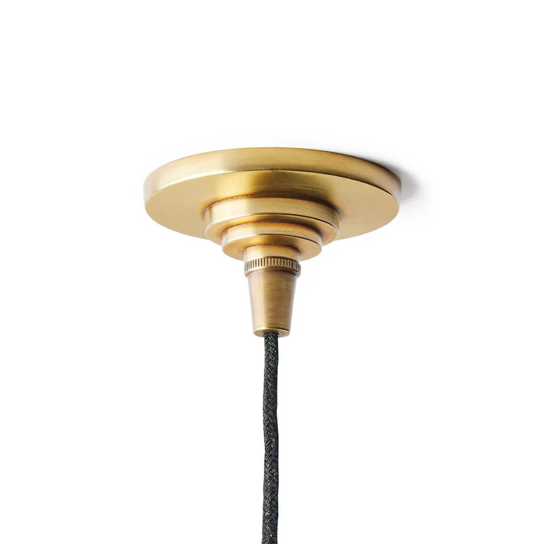 Mini elbow rechargeable pendant kit in antique brass - Image 5