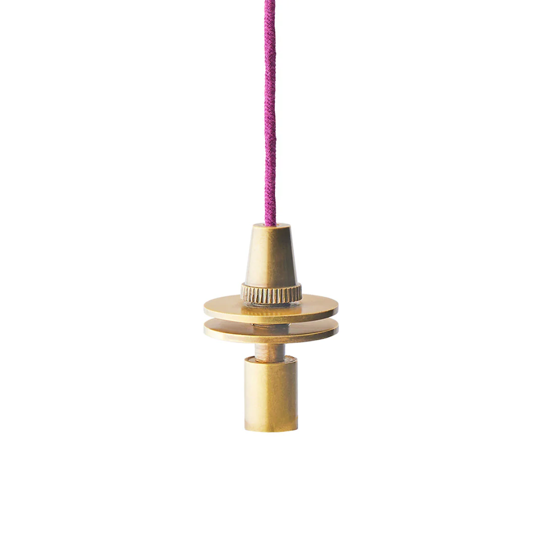 Mini elbow rechargeable pendant kit in antique brass - Image 7