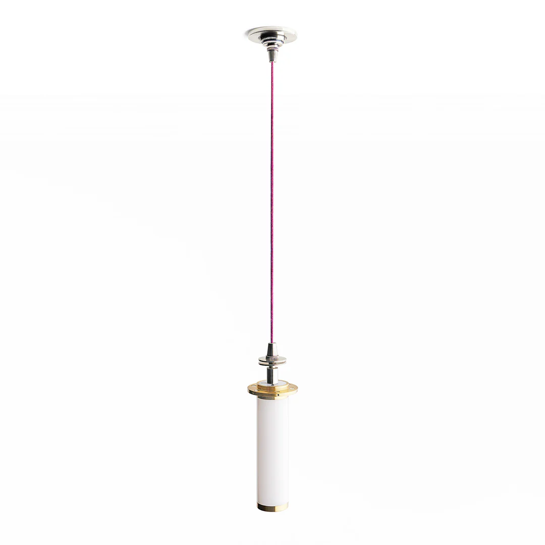 Mini elbow rechargeable pendant kit in antique silver