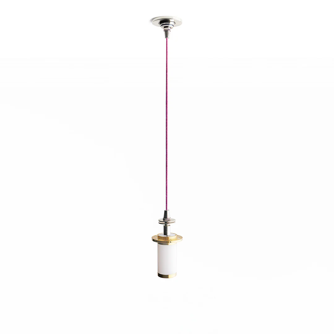 Mini elbow rechargeable pendant kit in antique silver