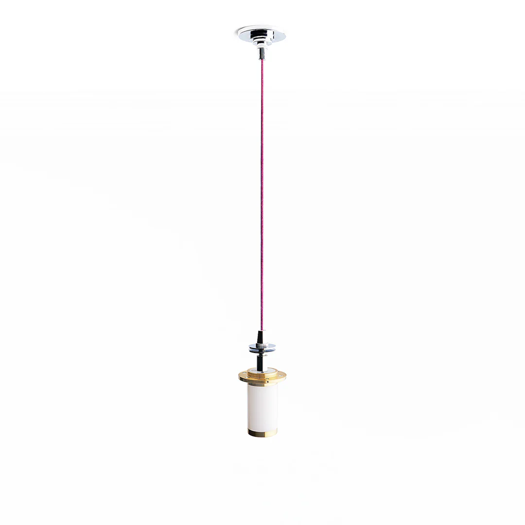 Mini elbow rechargeable pendant kit in chrome