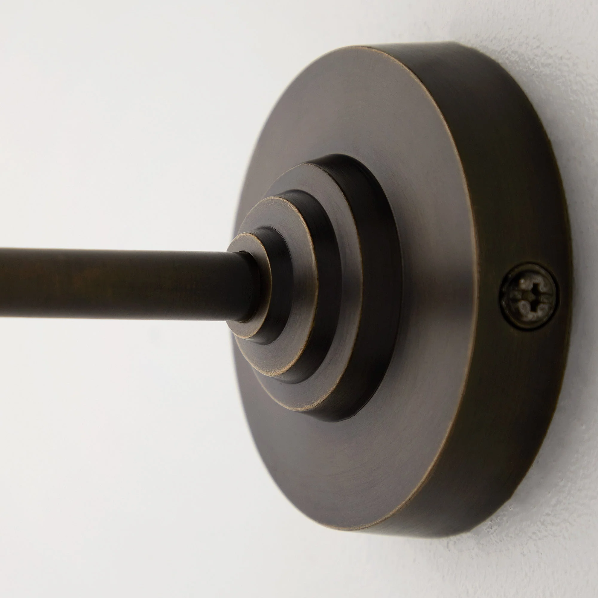 Mini elbow wall fitting IP44 in antique bronze - Image 3