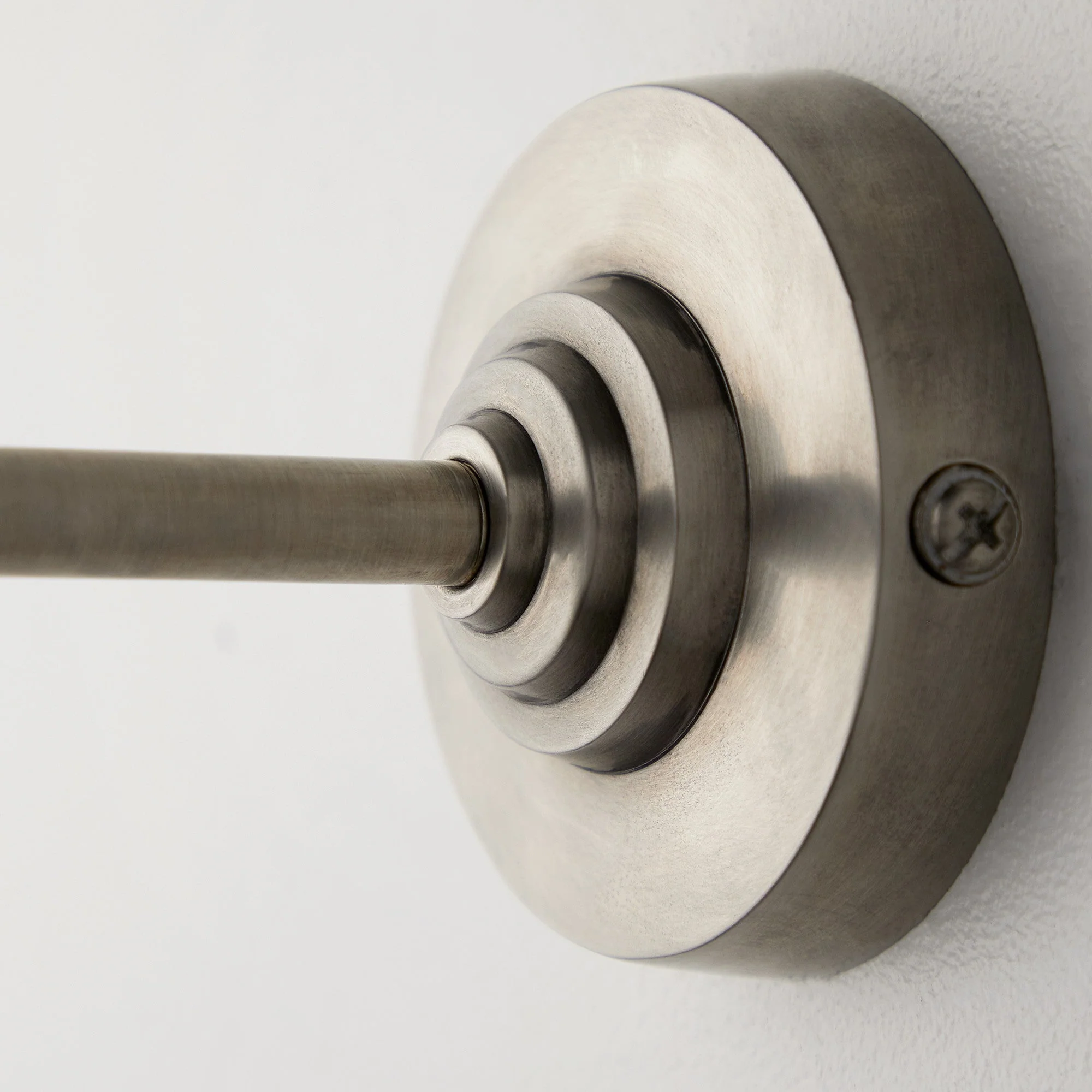 Mini elbow wall fitting IP44 in antique silver - Image 3