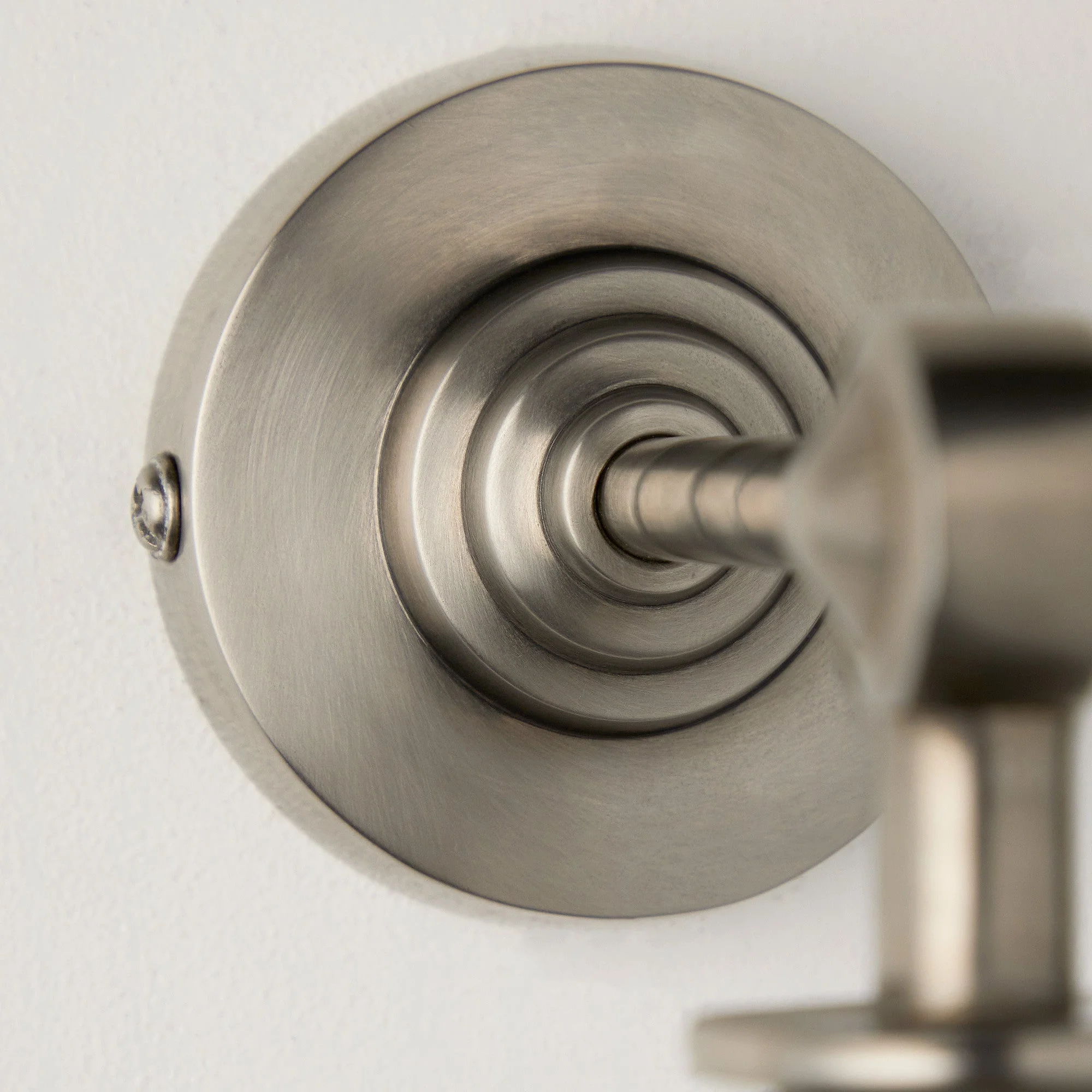 Mini elbow wall fitting IP44 in antique silver - Image 4
