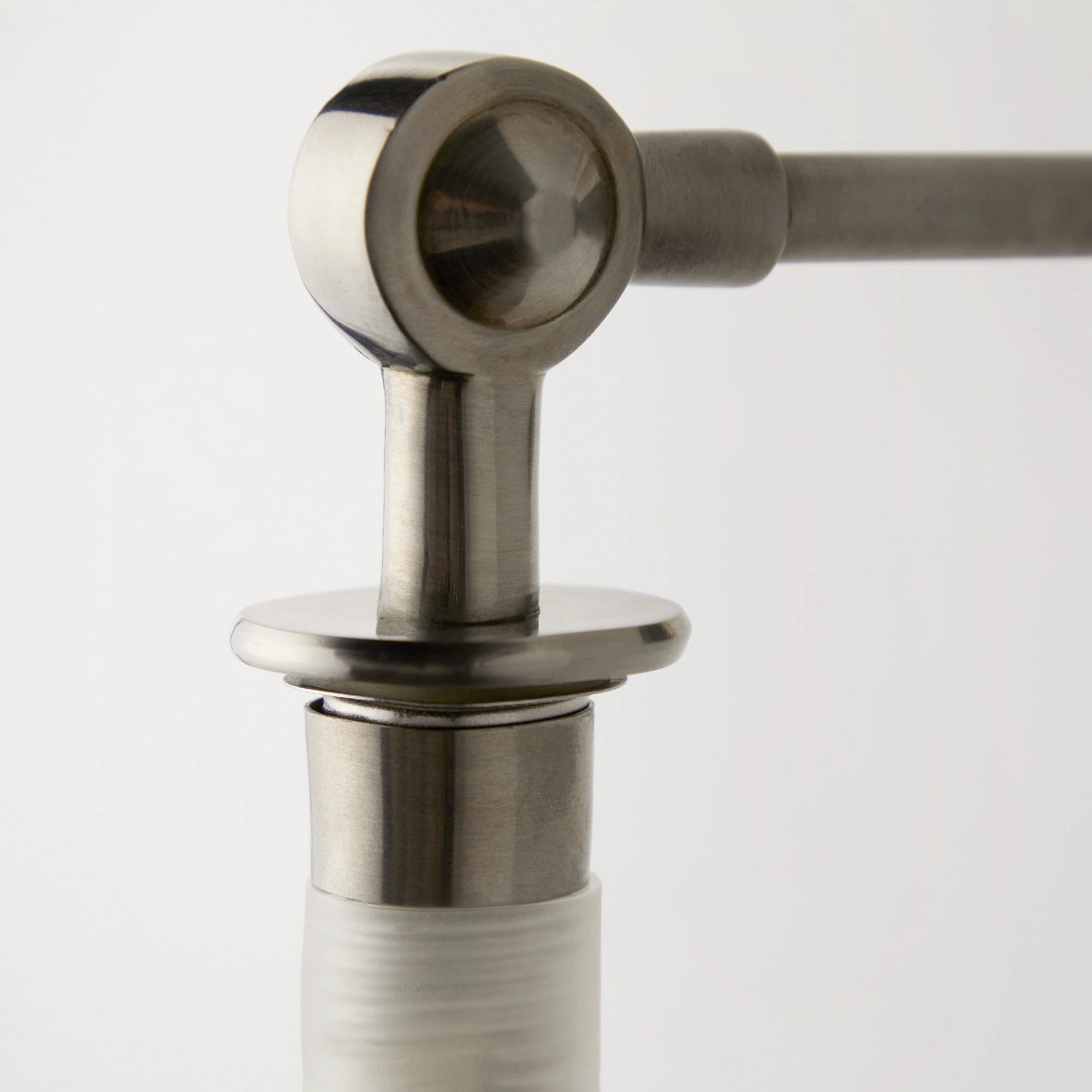 Mini elbow wall fitting IP44 in antique silver - Image 5