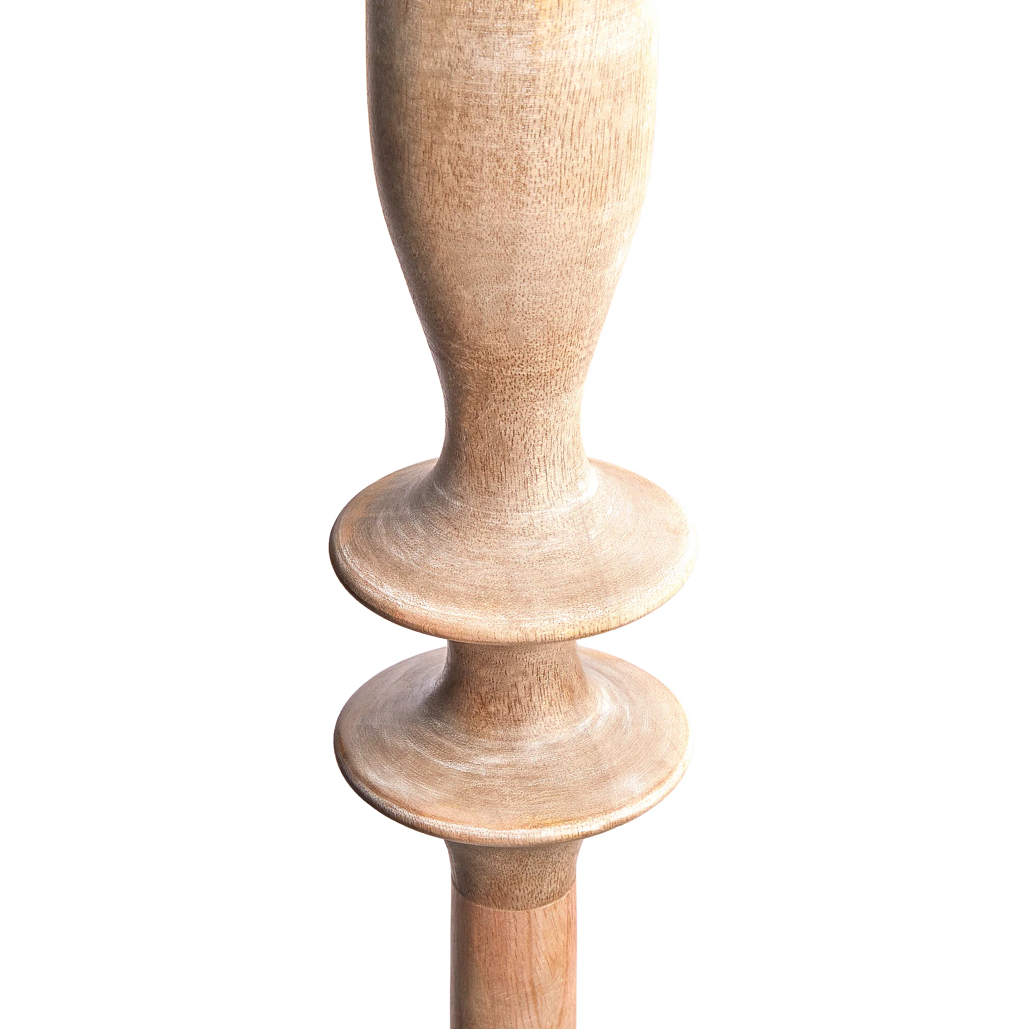 Moonshine floor lamp in natural whitewash - Image 3