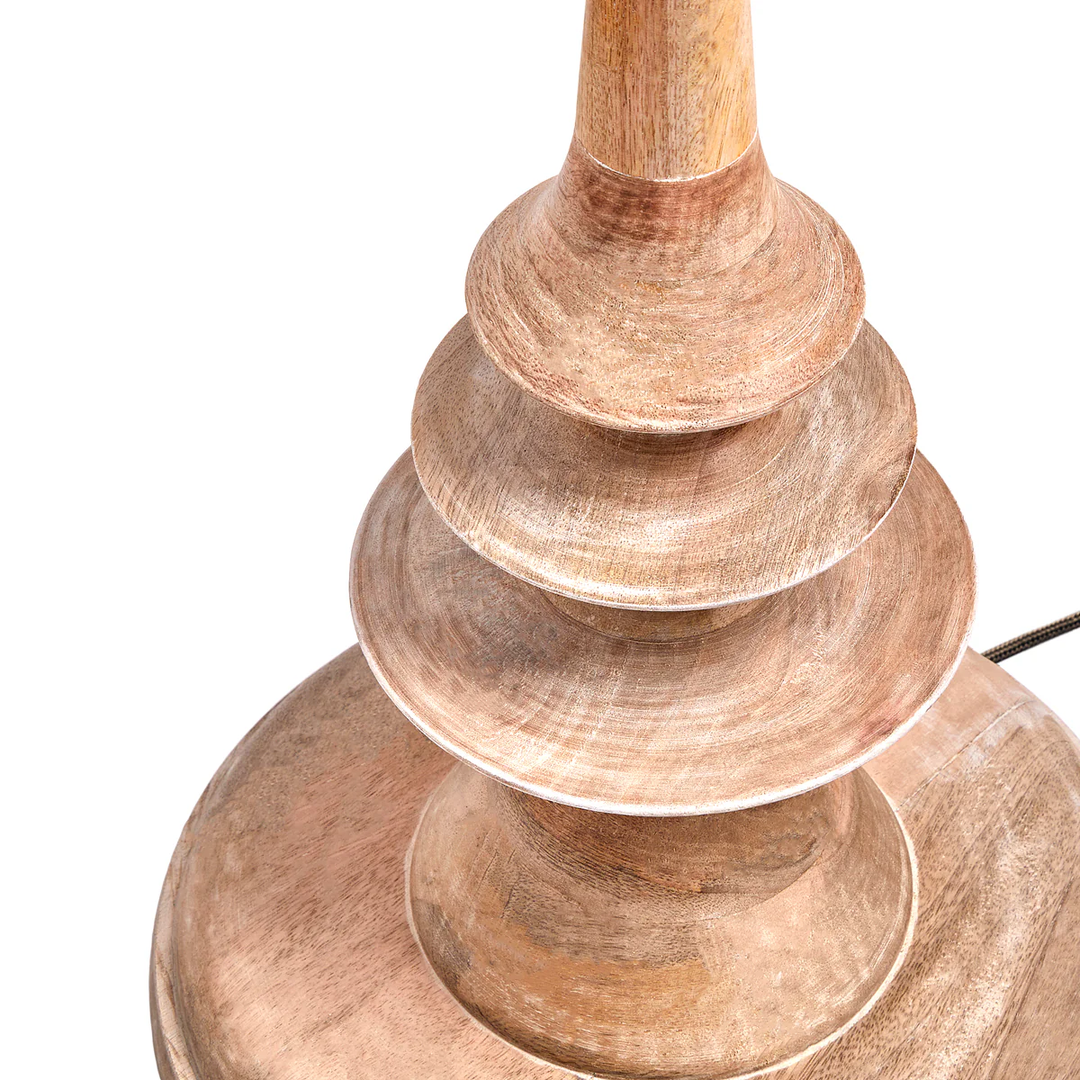 Moonshine floor lamp in natural whitewash - Image 5