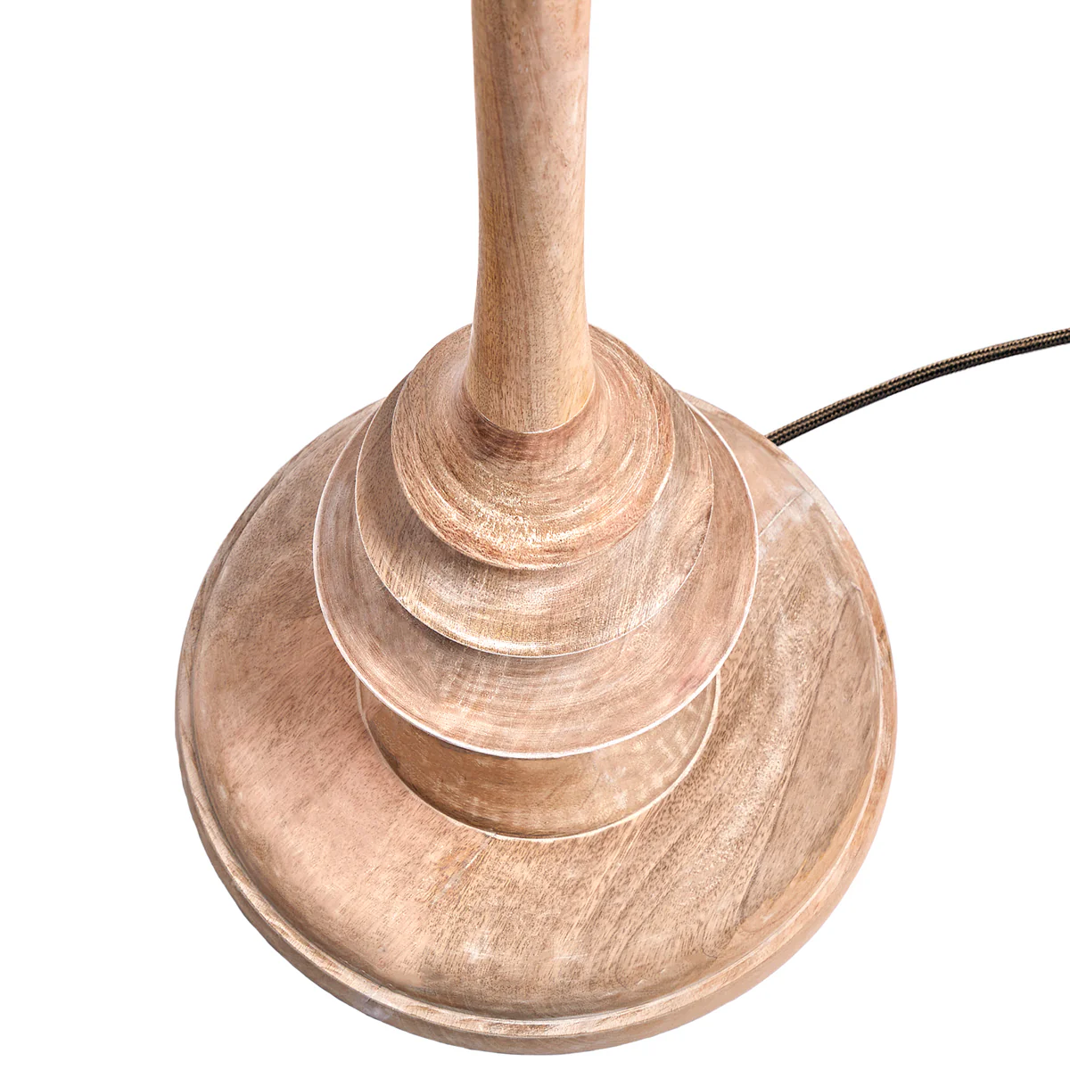 Moonshine floor lamp in natural whitewash - Image 8