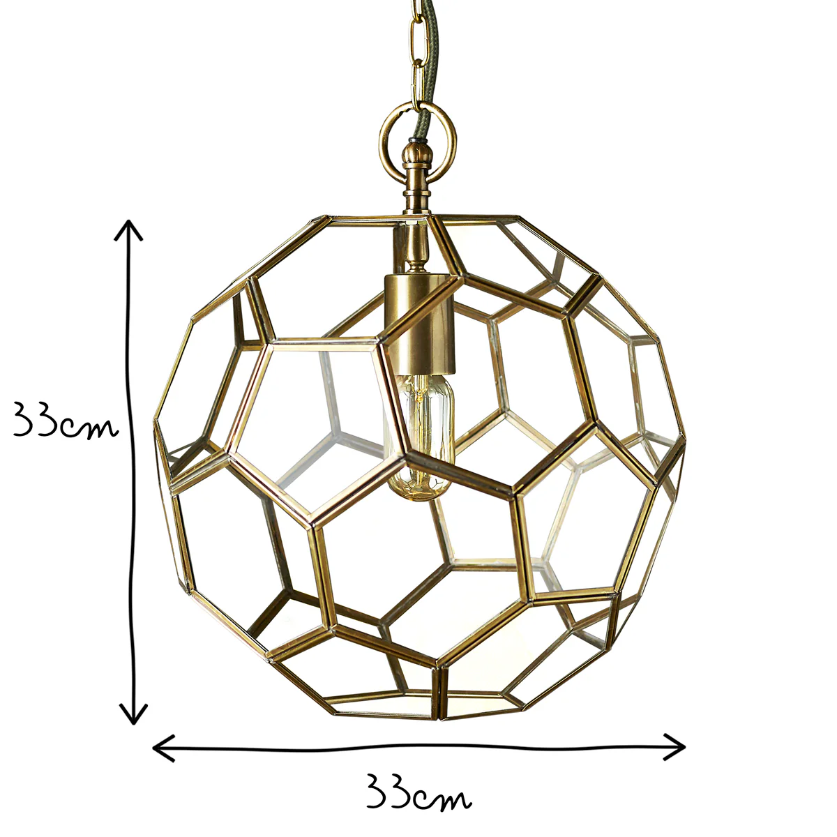 Moore lantern in glass - Image 6