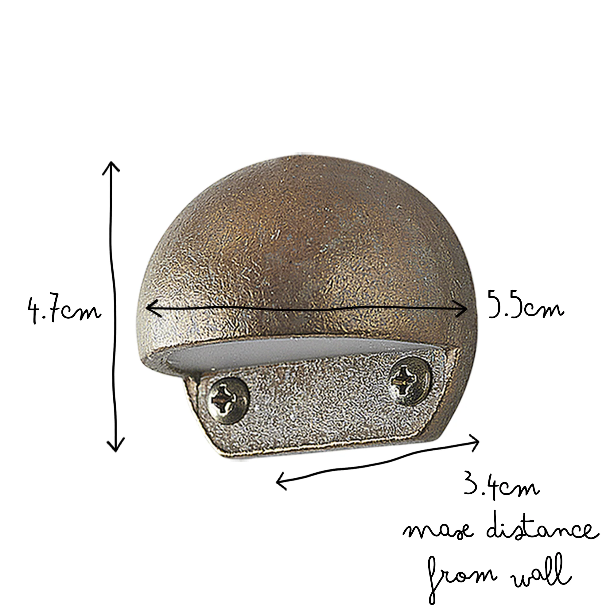 Mousehole ip65 path light in aged brass - Image 11