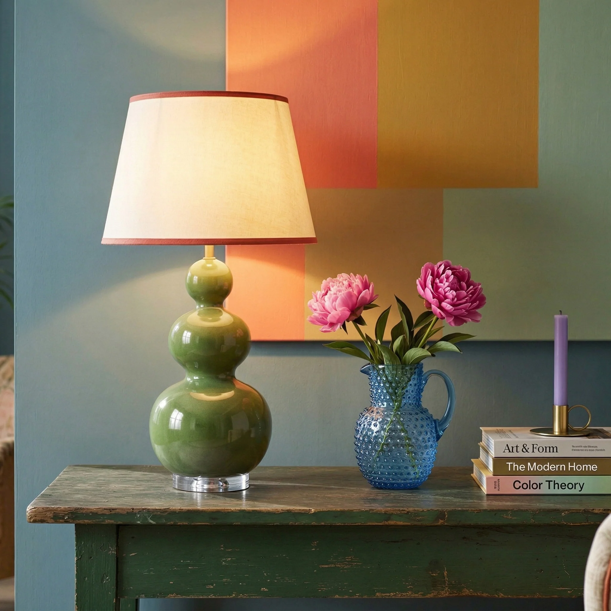 Murphy table lamp in green - Image 2