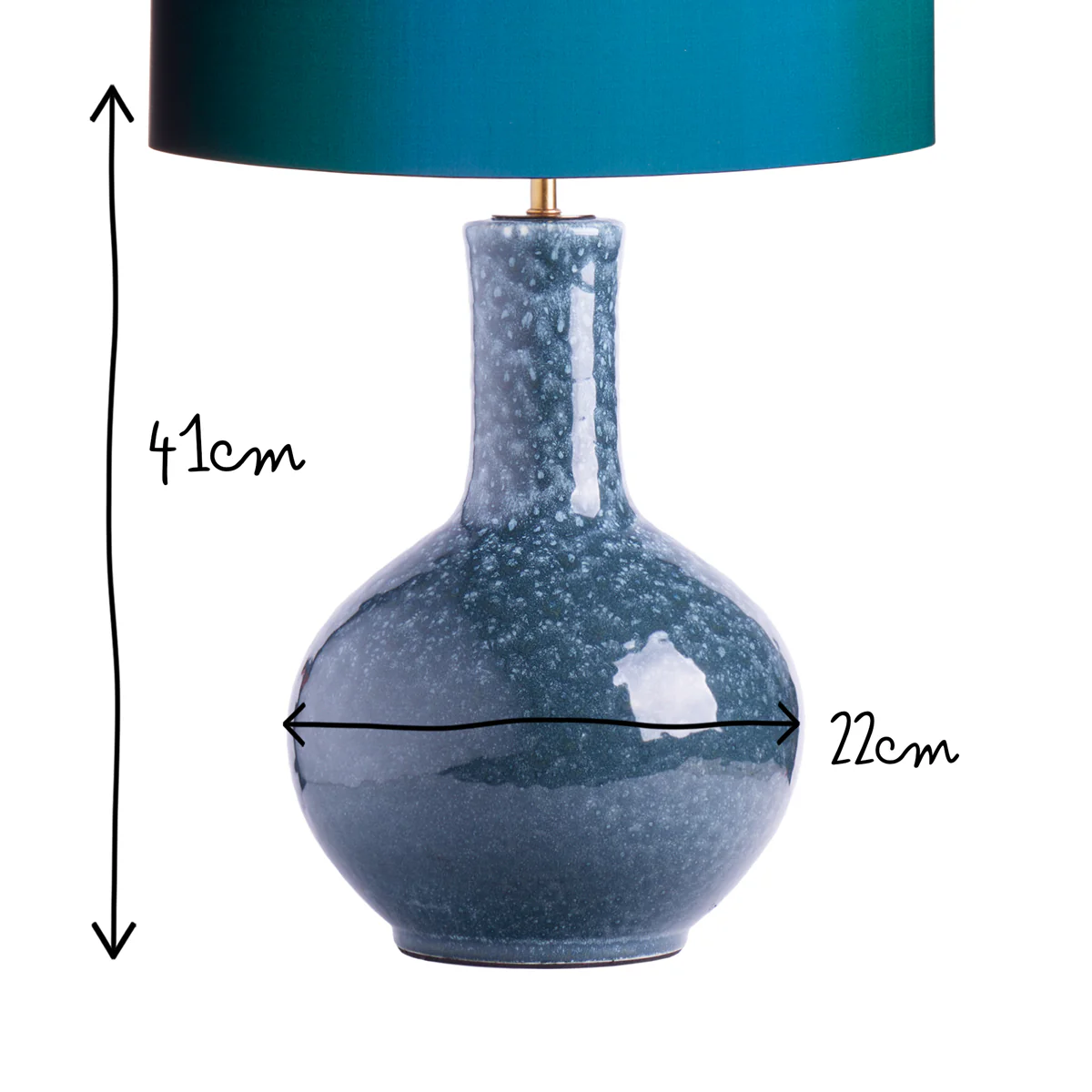 Nellie table lamp in spotted glaze - Image 10
