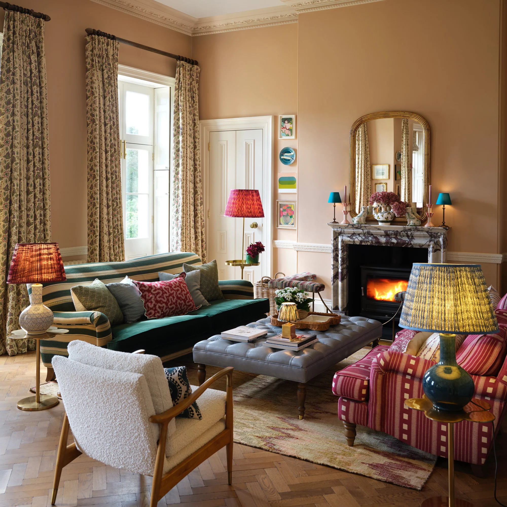 Nellie table lamp in spotted glaze - Image 5