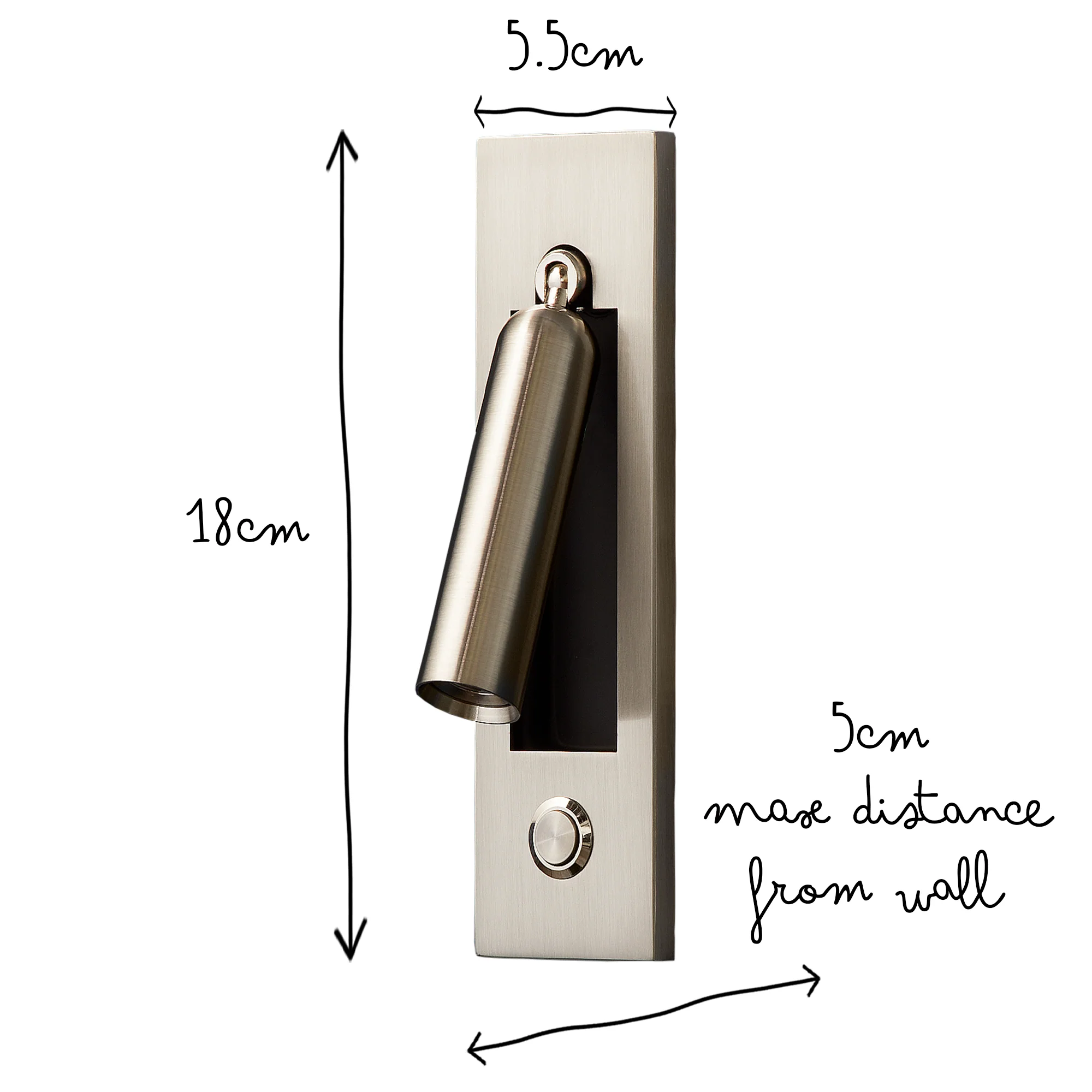 Niche wall light in antique silver - Image 10
