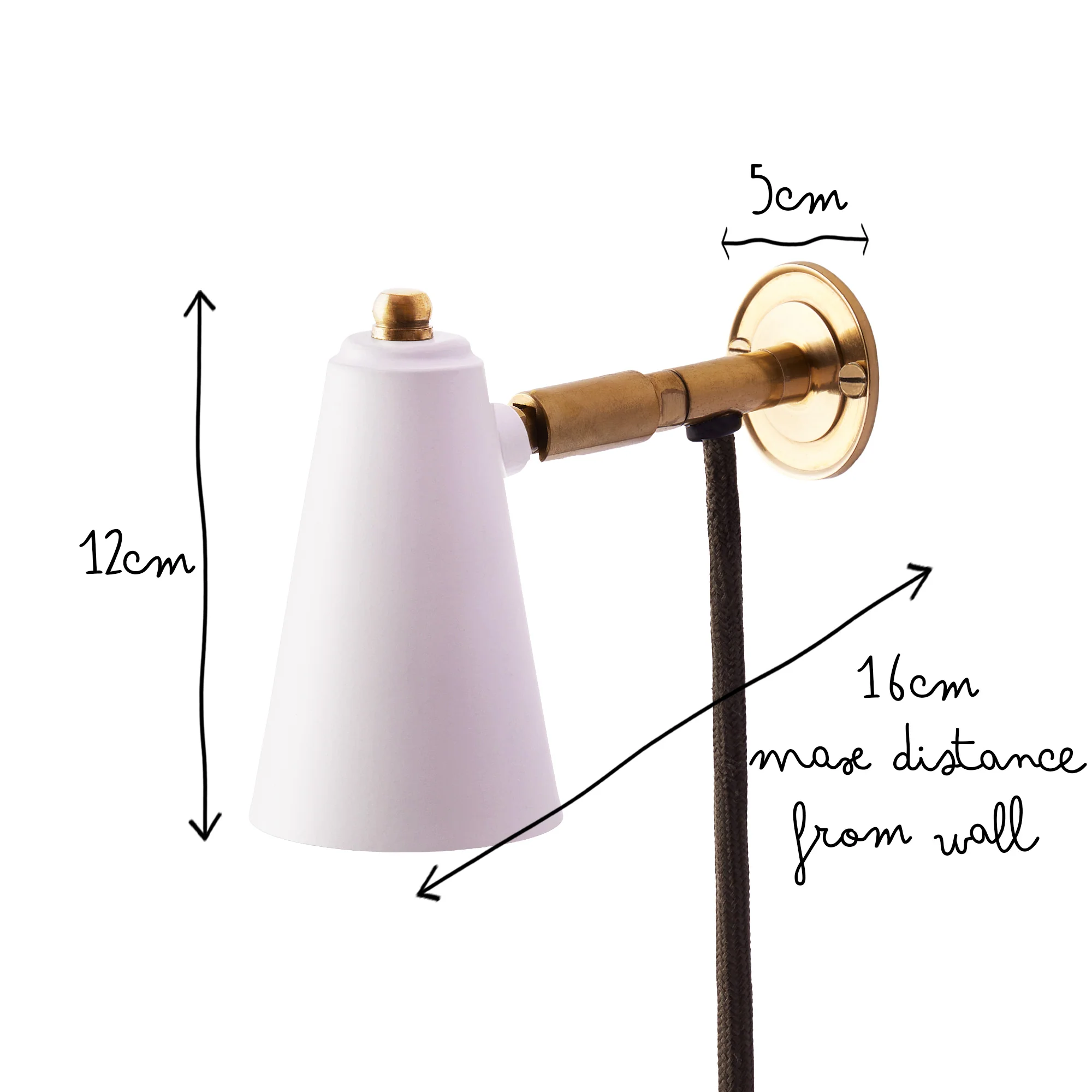 Nook wall light in white - Image 10