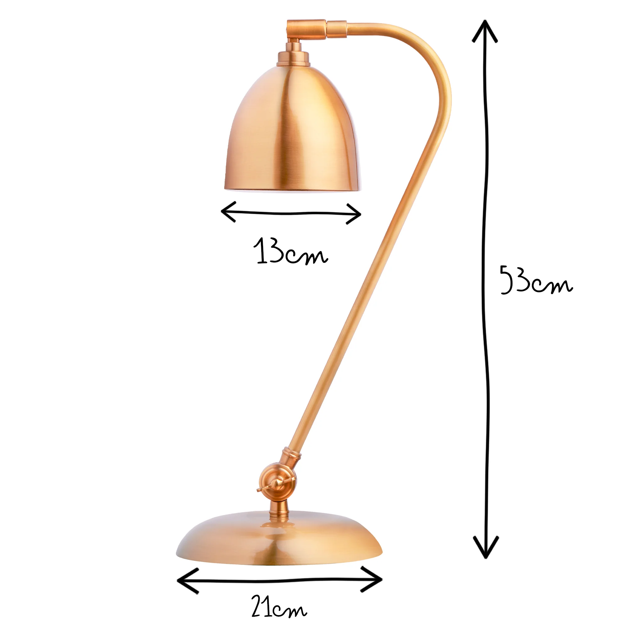 Obama Desk Light in Antiqued Brass - Image 9