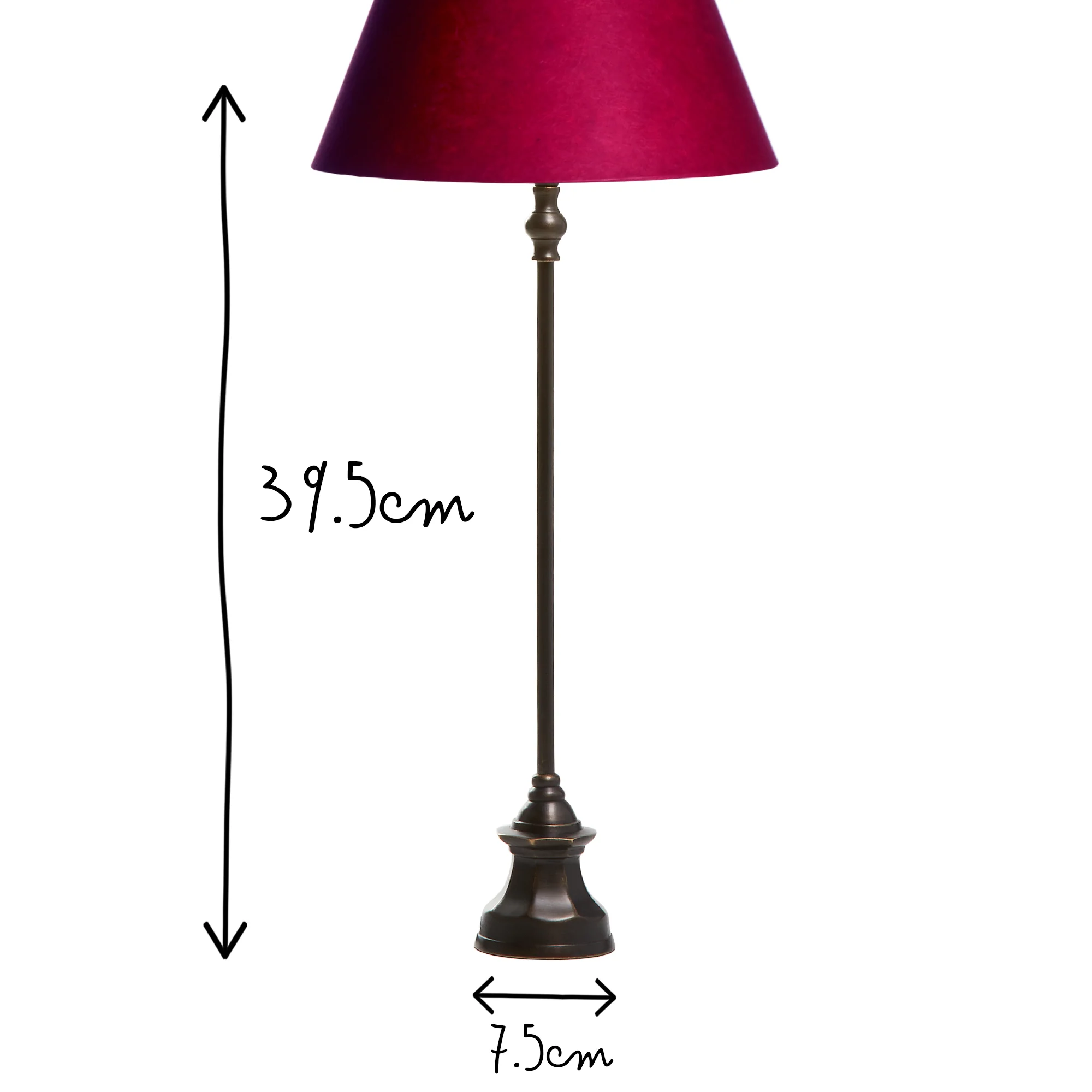 Octocirque table lamp in antiqued bronze - Image 4