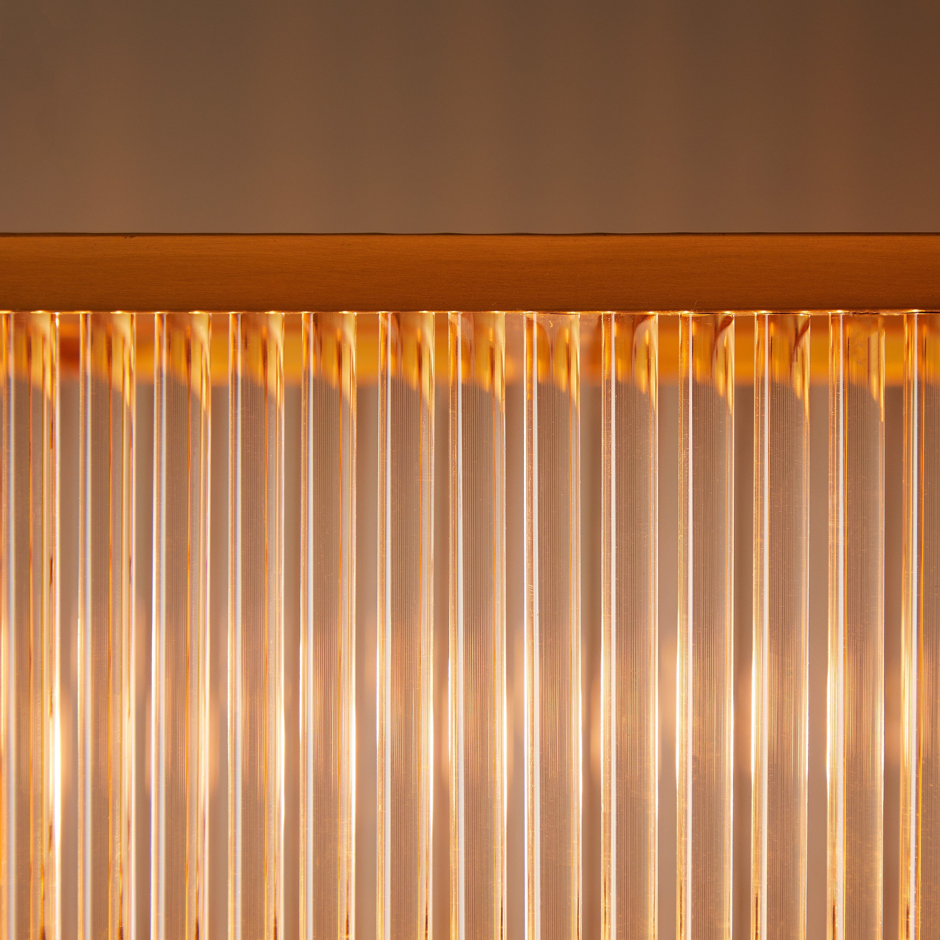 Odin chandelier in brass with glass rods - Image 8
