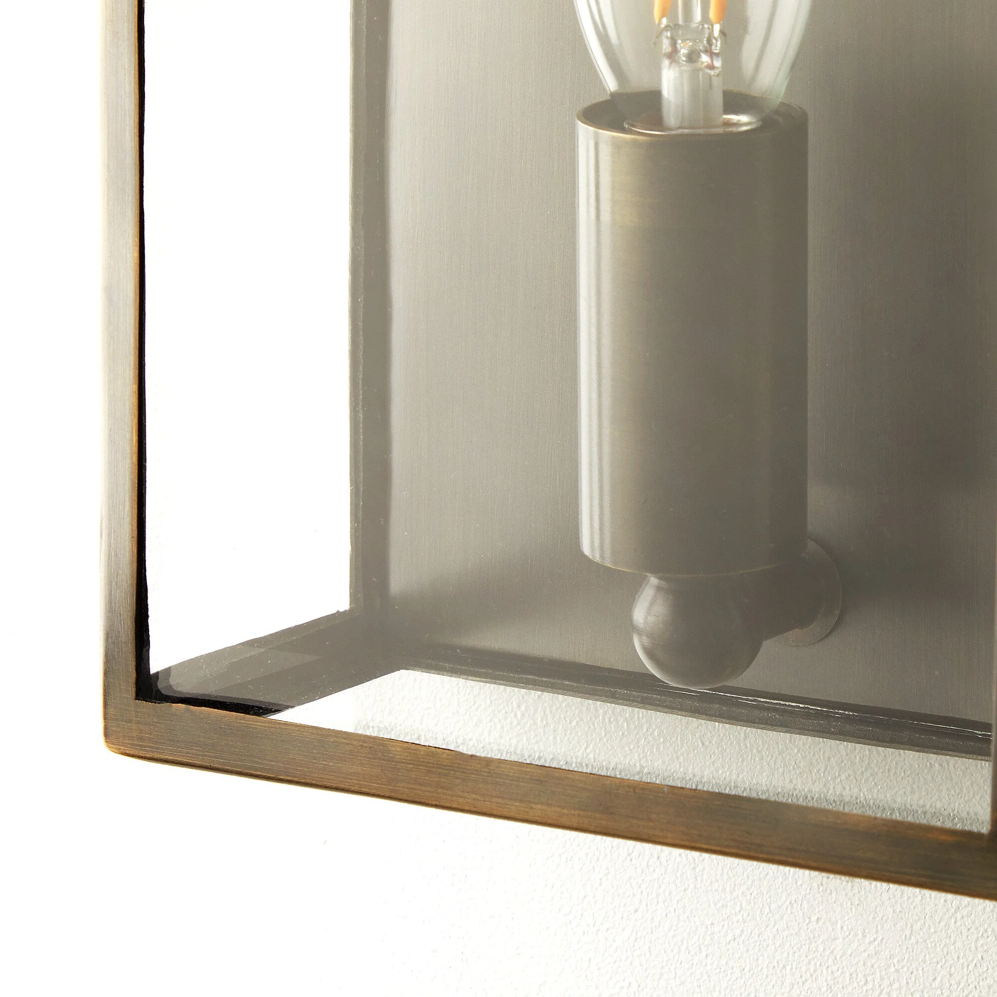 Orford IP44 exterior wall light in bronze - Image 7