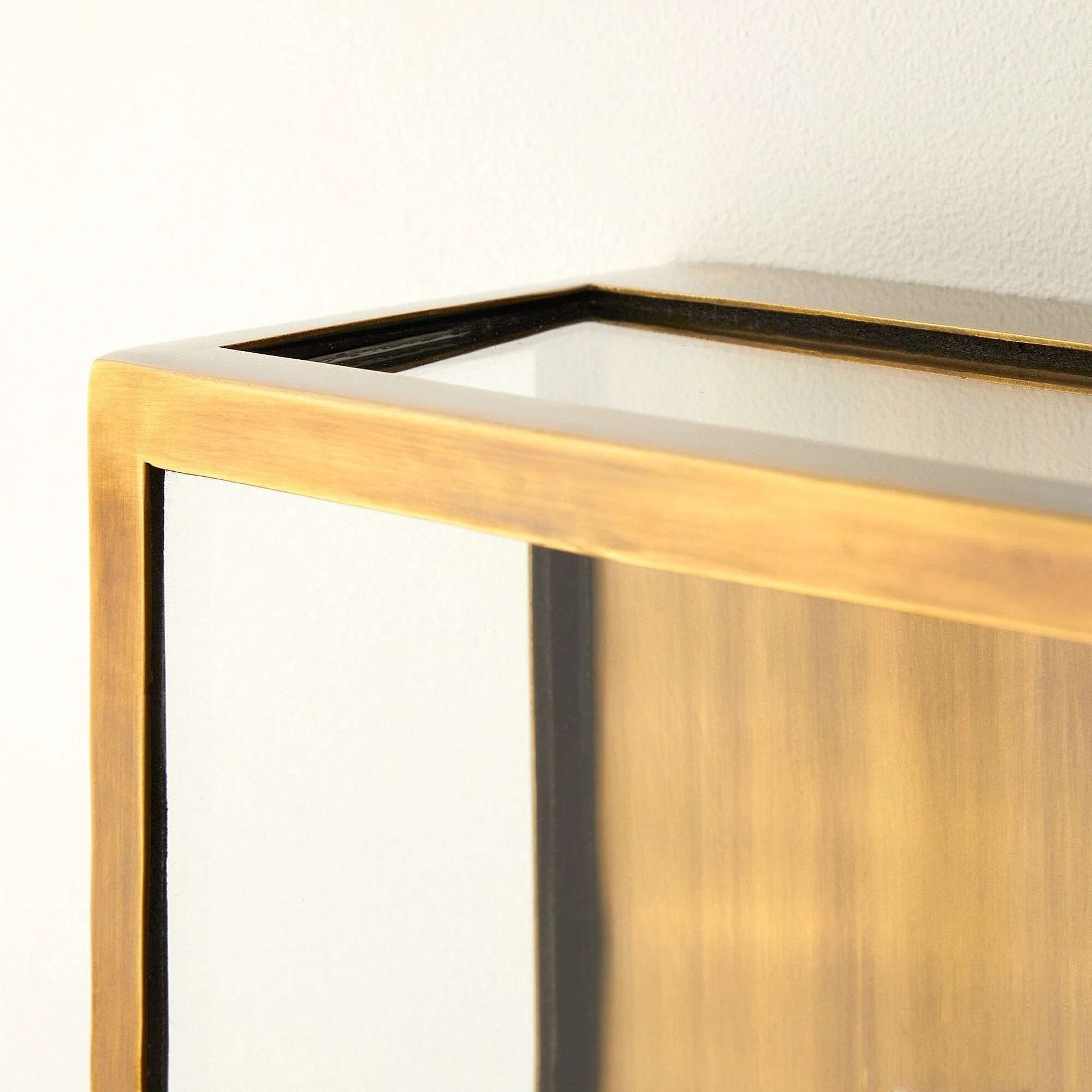 Orford IP44 exterior wall light in antique brass - Image 5