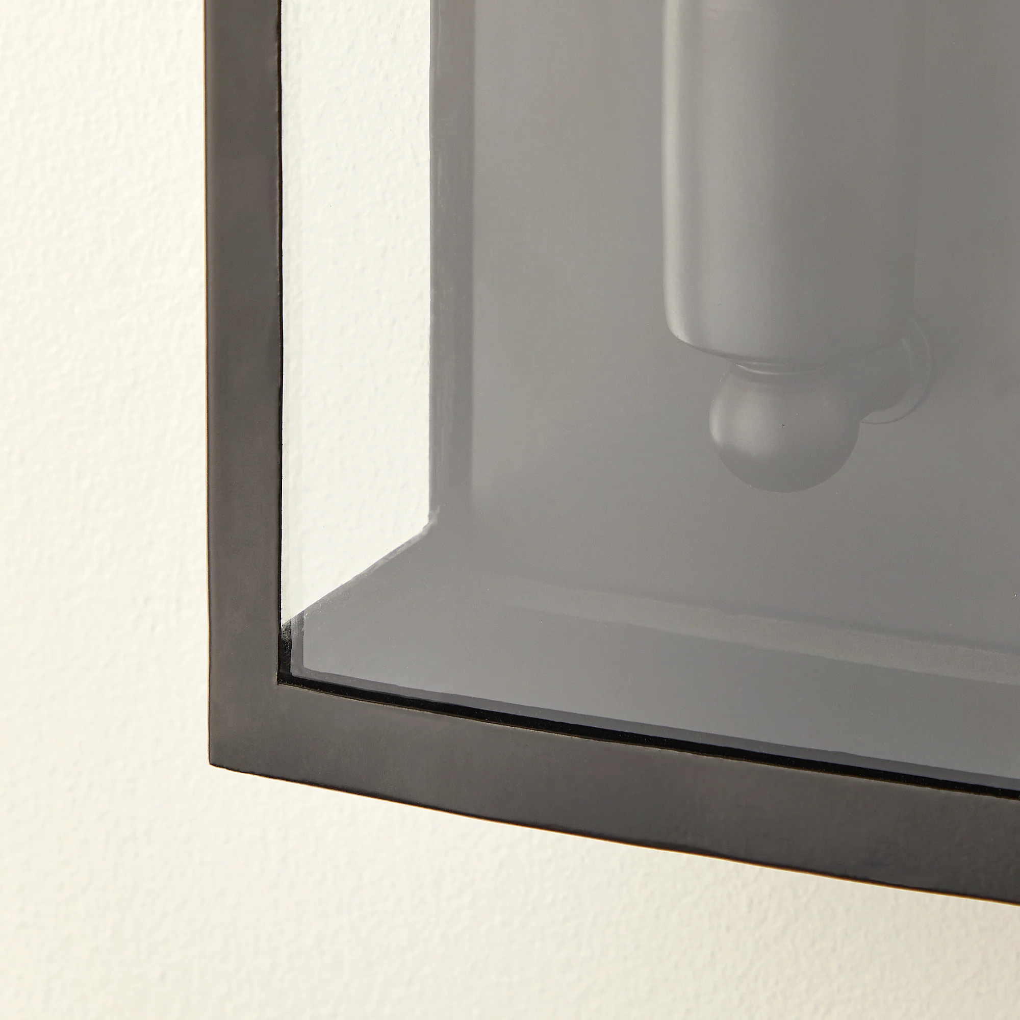 Orford long and thin IP44 exterior wall light in black - Image 6